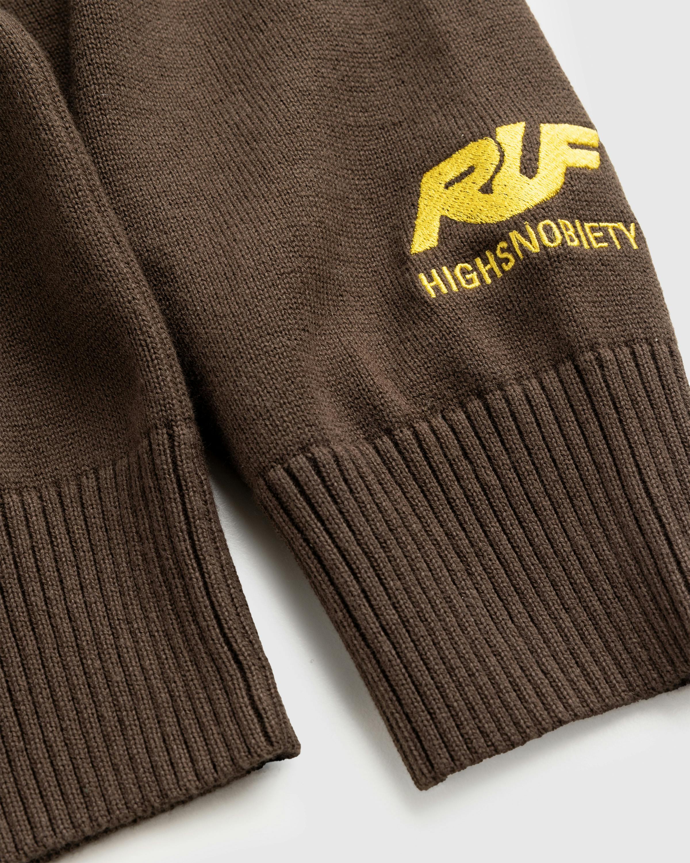 RUF x Highsnobiety – Yellowbird Knit Crewneck Brown - Crewnecks - Brown - Image 9