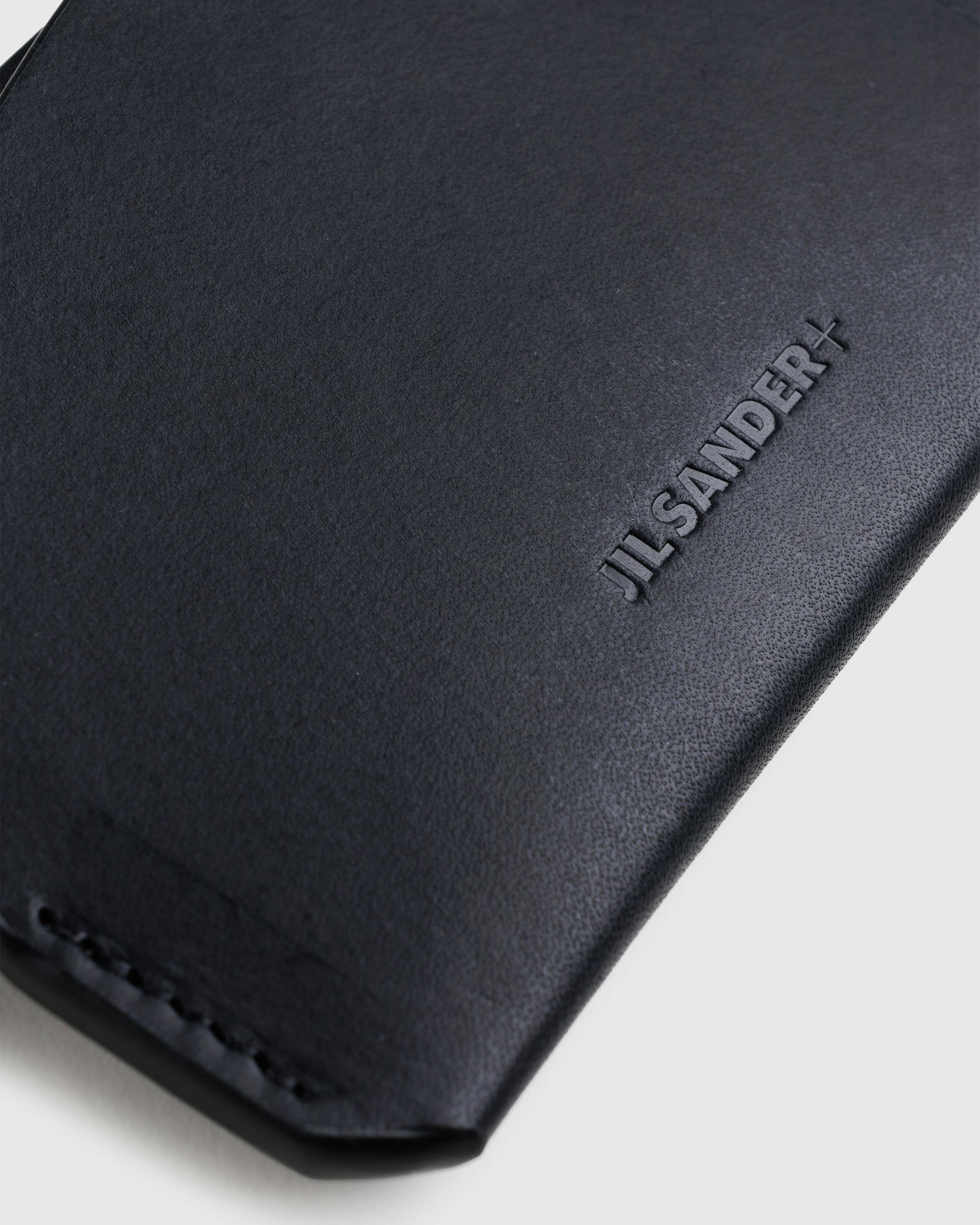 Jil Sander – JS+ Folded Card Harder Black - Card Holders - Black - Image 3