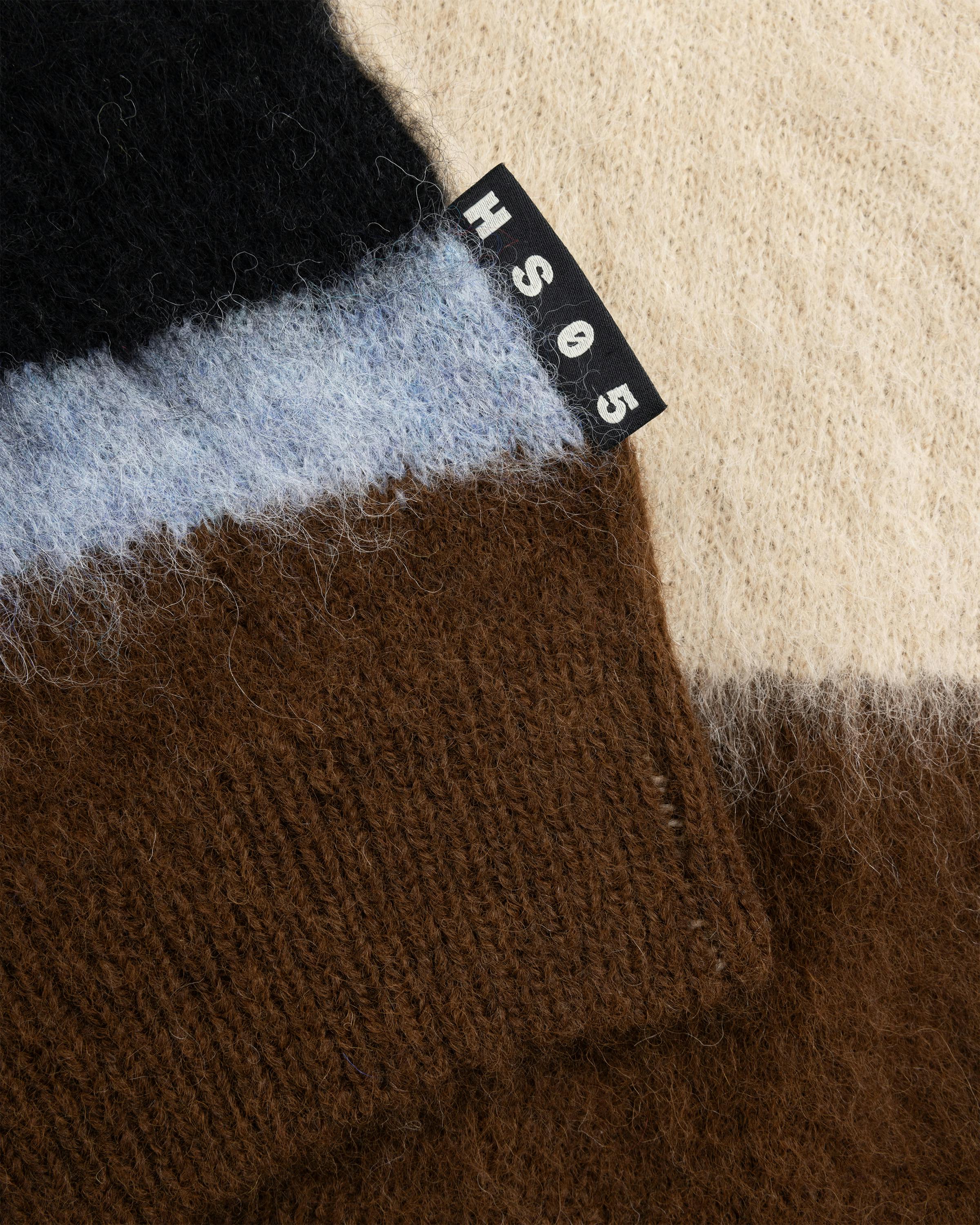 Highsnobiety HS05 – Alpaca Abstract Sweater Vest Beige/Brown - Gilets - Beige/ Brown - Image 7