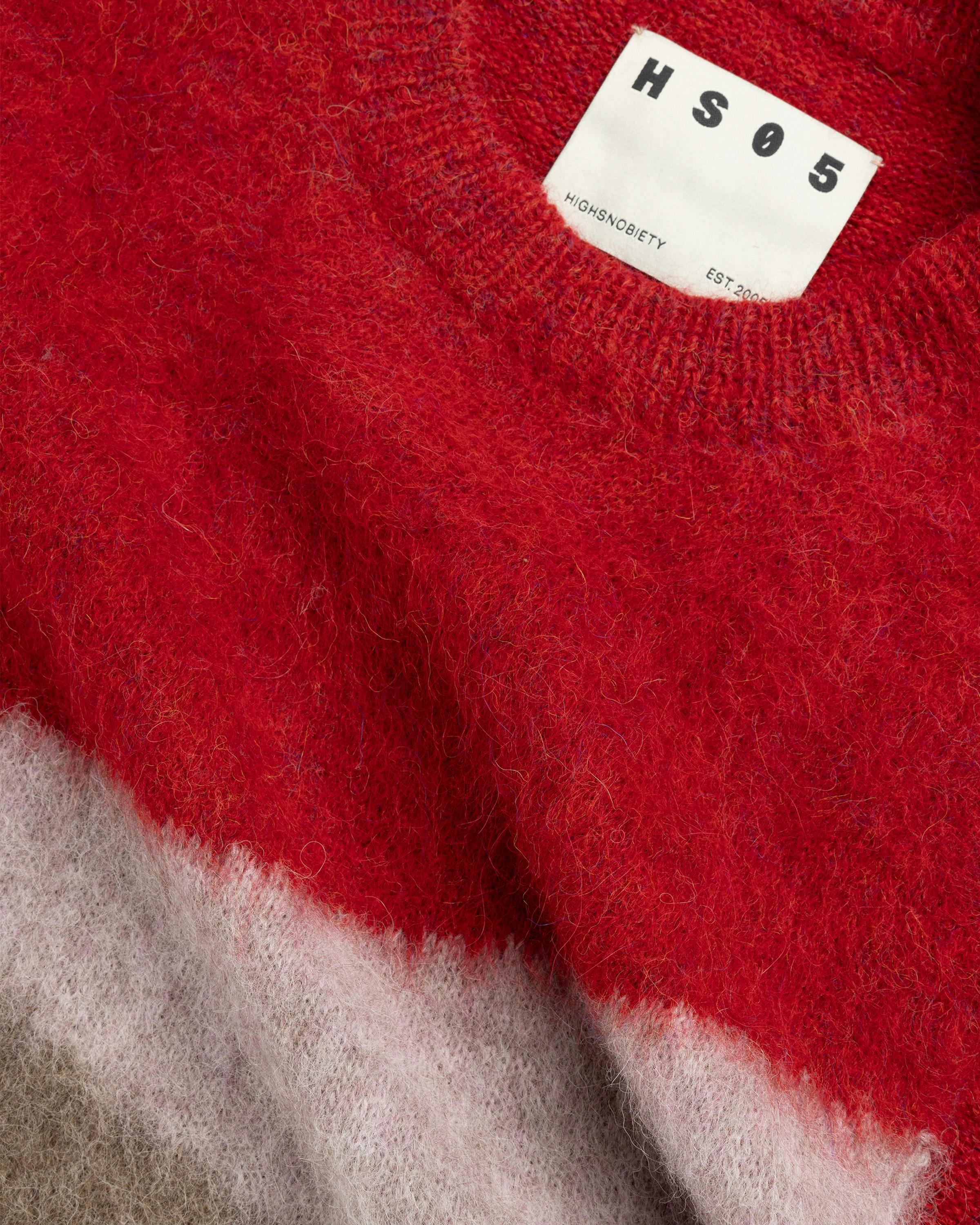 Highsnobiety HS05 – Alpaca Abstract Sweater Vest Red/Blue - Gilets - Red/ Blue - Image 7