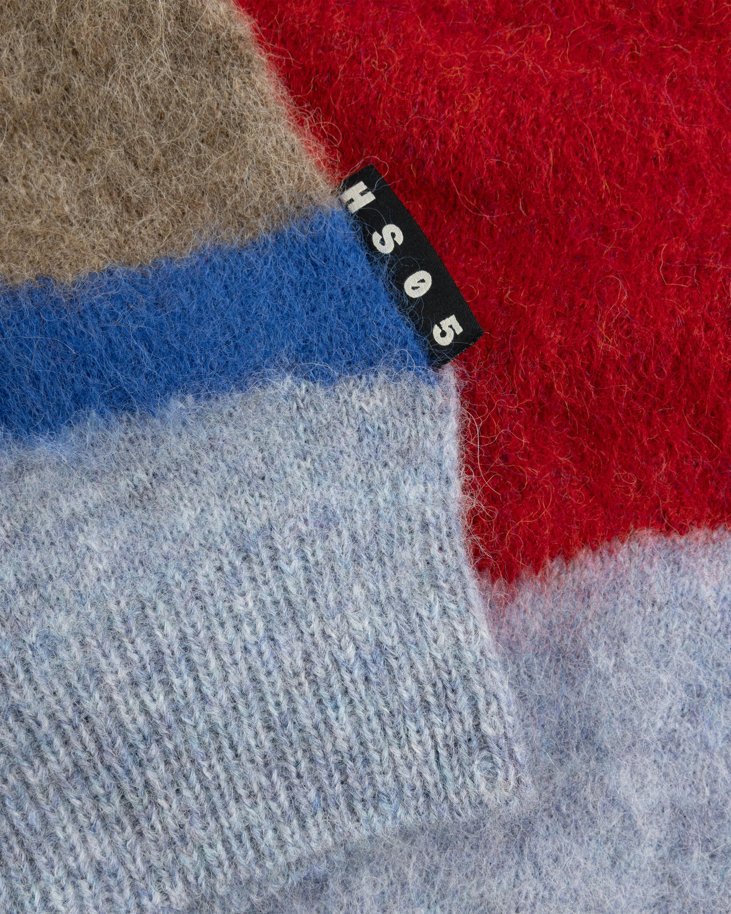 Highsnobiety HS05 – Alpaca Abstract Sweater Vest Red/Blue - Gilets - Red/ Blue - Image 8