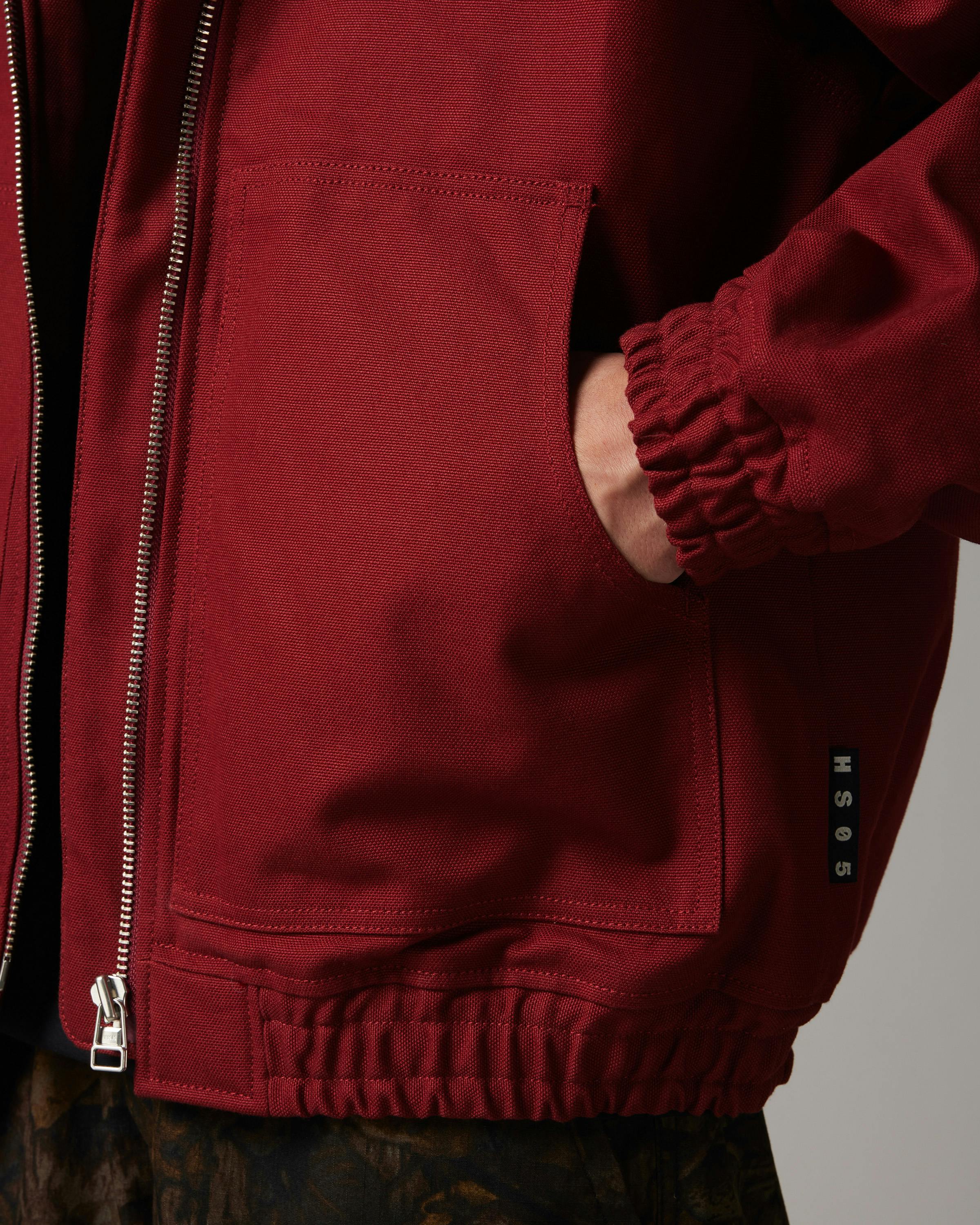 Highsnobiety HS05 – Oxford Canvas Insulated Jacket Red - Jackets - Red - Image 8