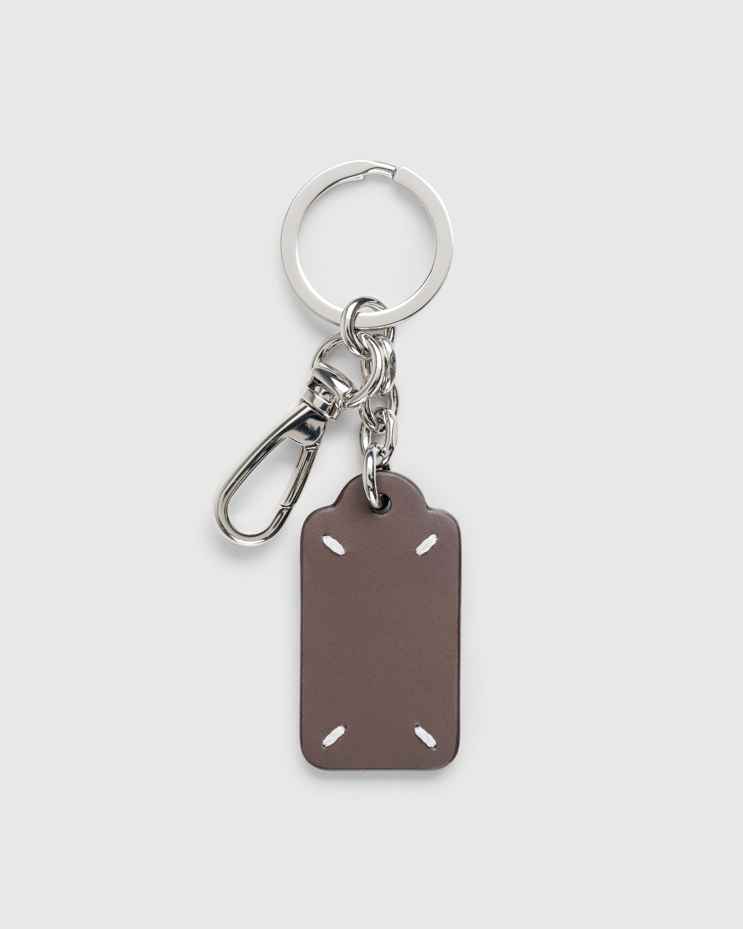 Maison Margiela – Four Stitches Key Ring Elephant/Cosmo - Keychains - Grey - Image 3