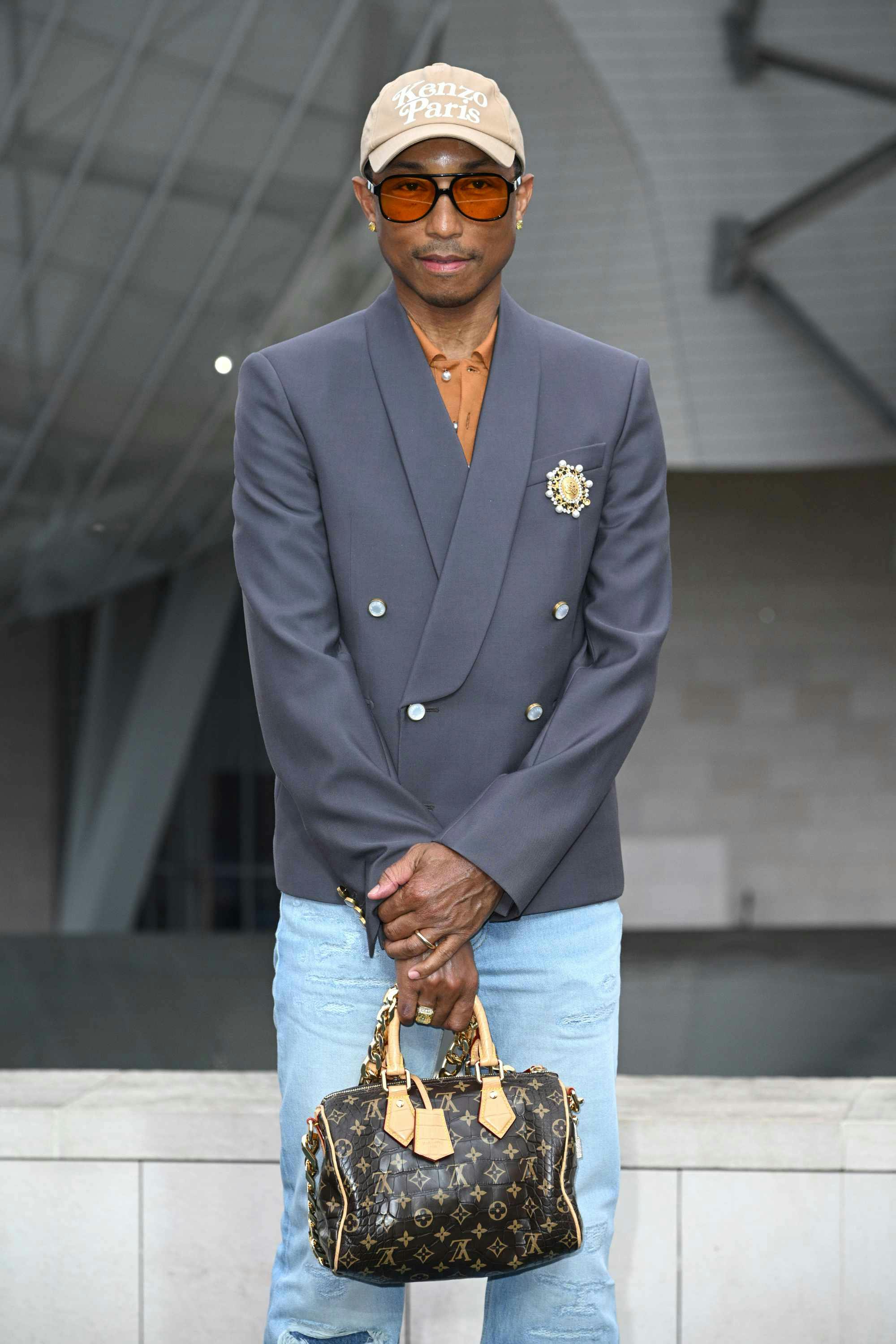 Pharrell Williams wears Louis Vuitton millionaires sunglasses