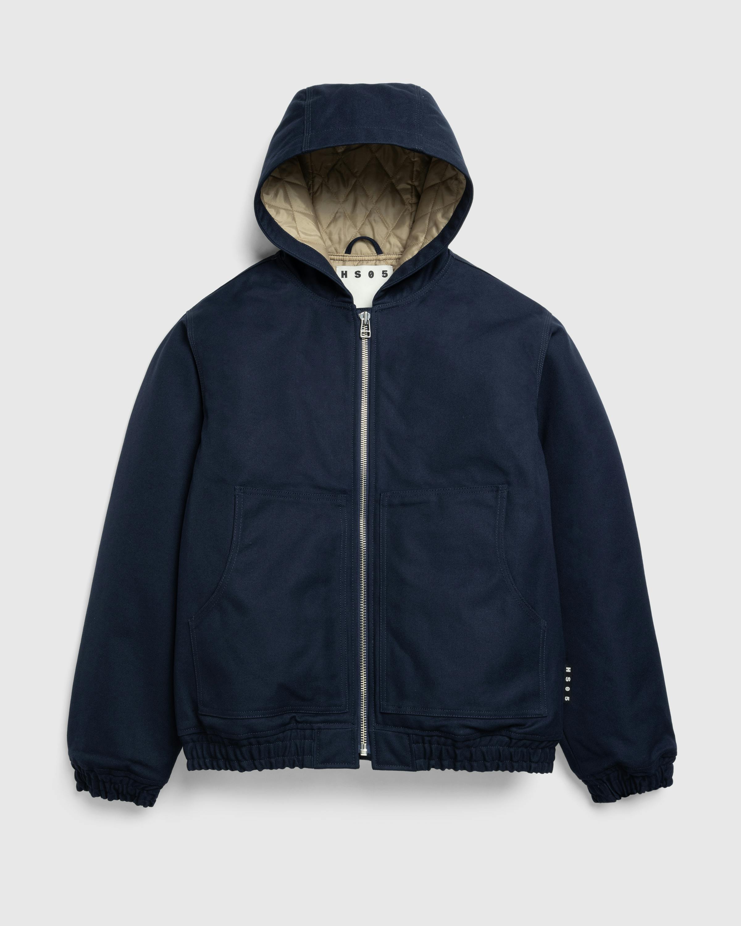 Highsnobiety HS05 – Oxford Canvas Insulated Jacket Navy - Jackets - Navy - Image 1