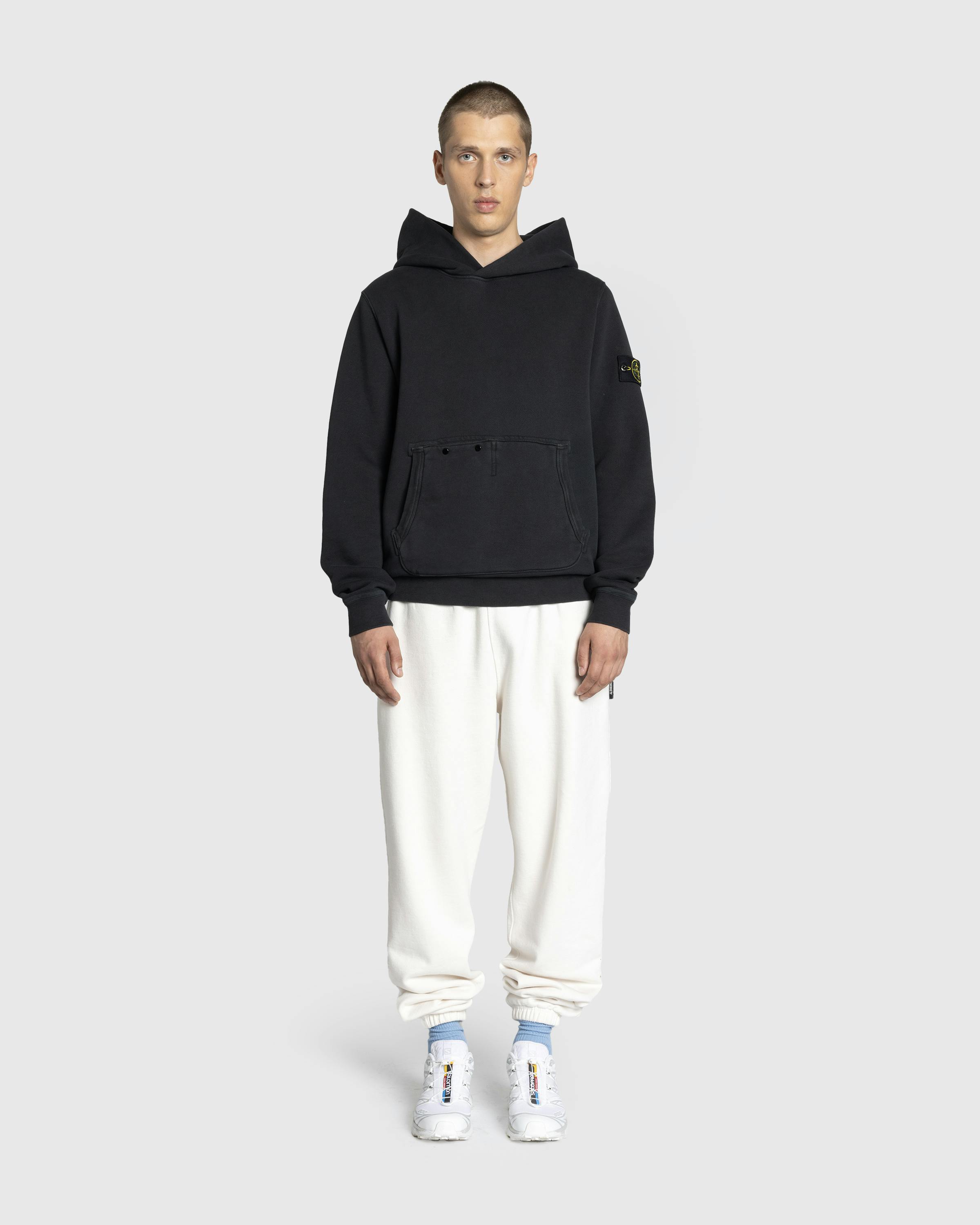 Stone Island – Pullover Hoodie Black - Sweatshirts - Black - Image 3