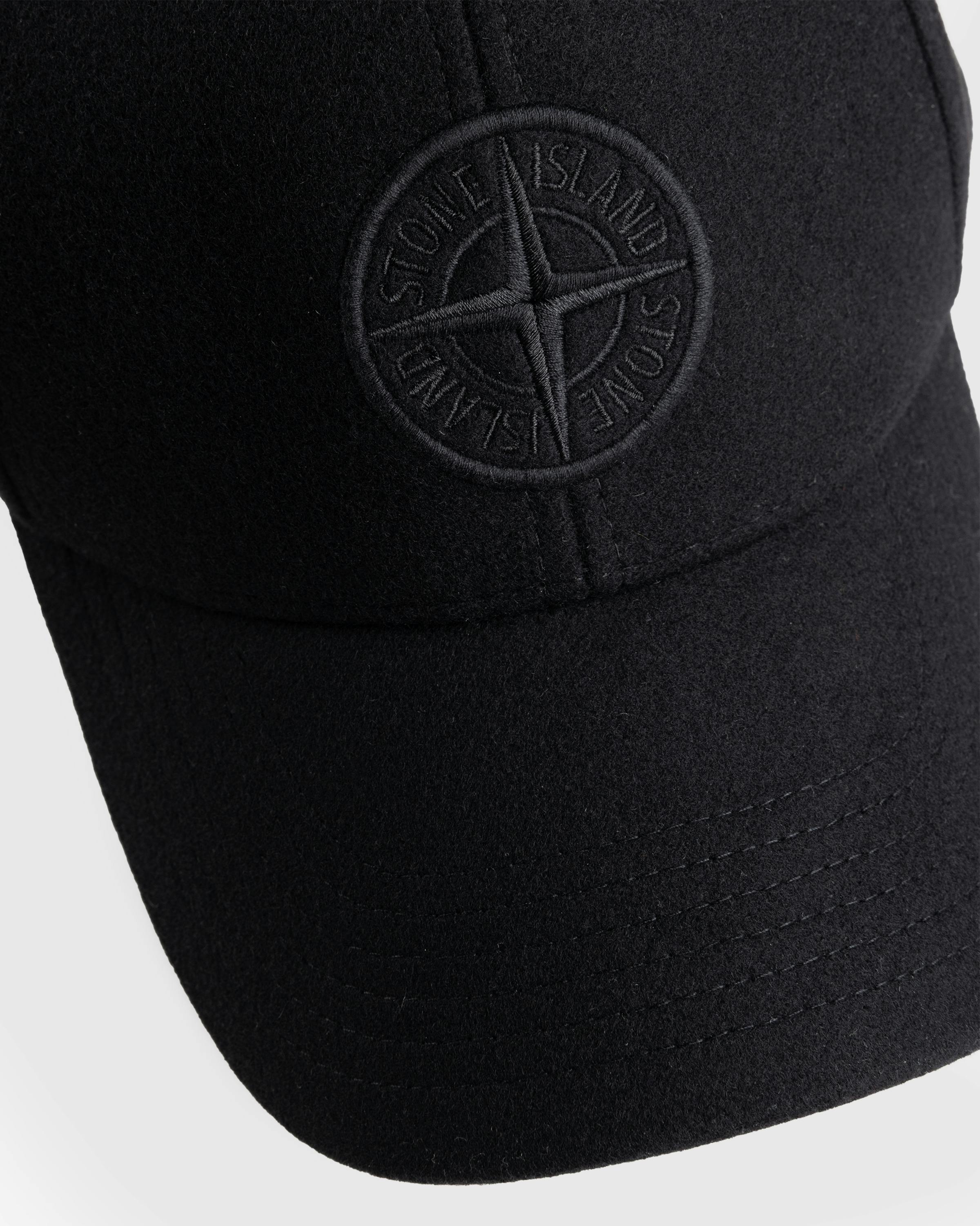 Stone Island – Compass Logo Hat Black - Bucket Hats - Black - Image 5