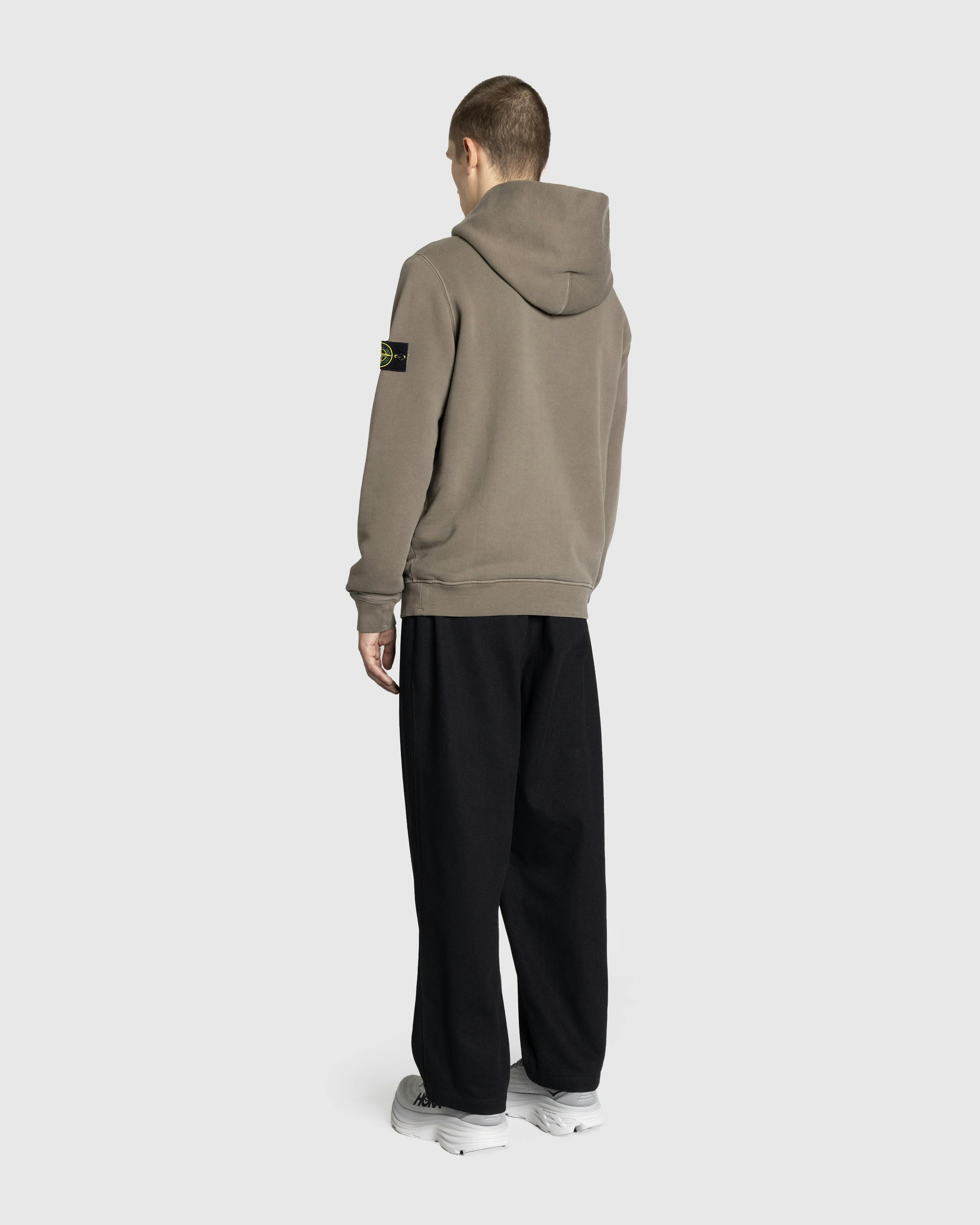 Stone Island – Pullover Hoodie Walnut - Sweatshirts - Brown - Image 4