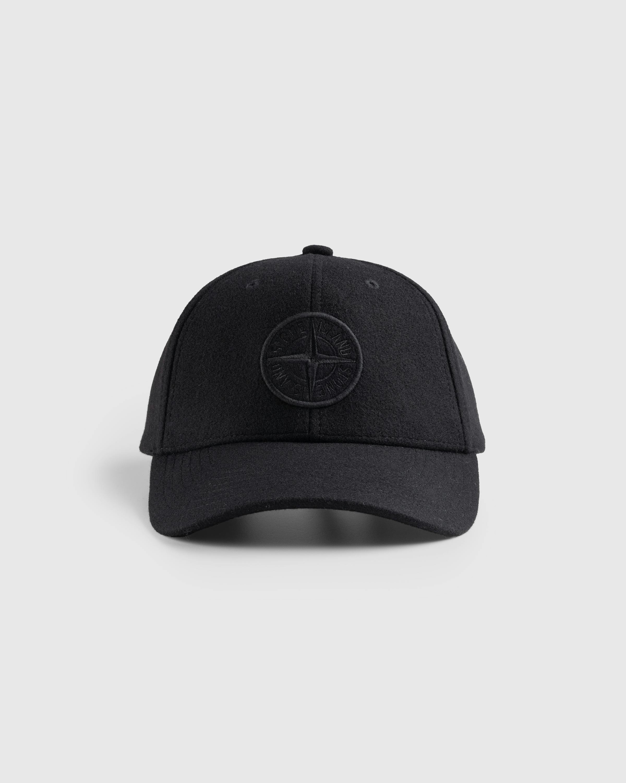 Stone Island – Compass Logo Hat Black - Bucket Hats - Black - Image 3