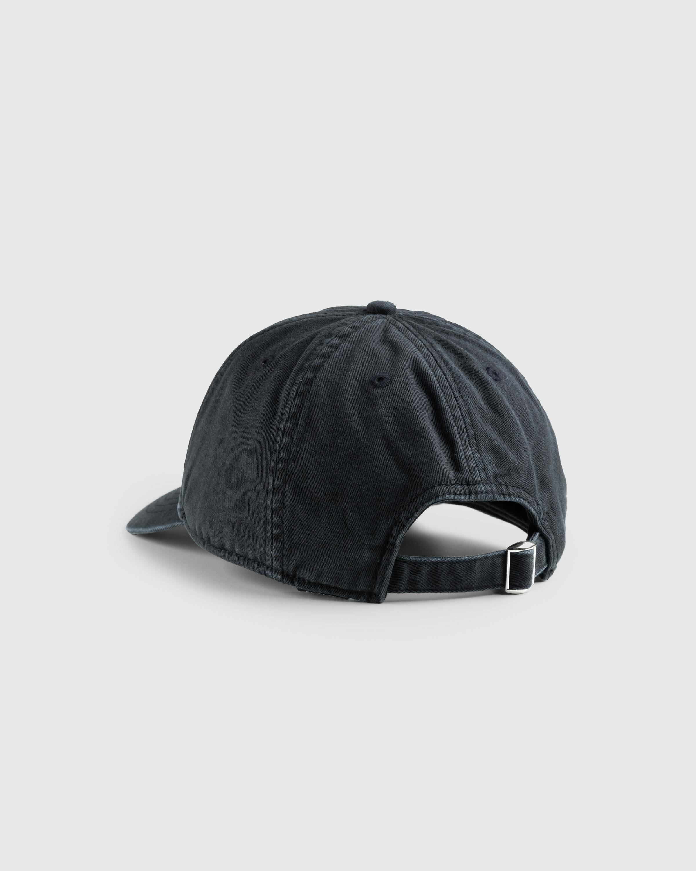 MM6 Maison Margiela – Numbers Hat Washed Black - Caps - Black - Image 4