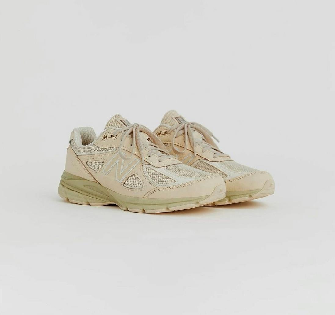 New balance 990 v4 beige best sale