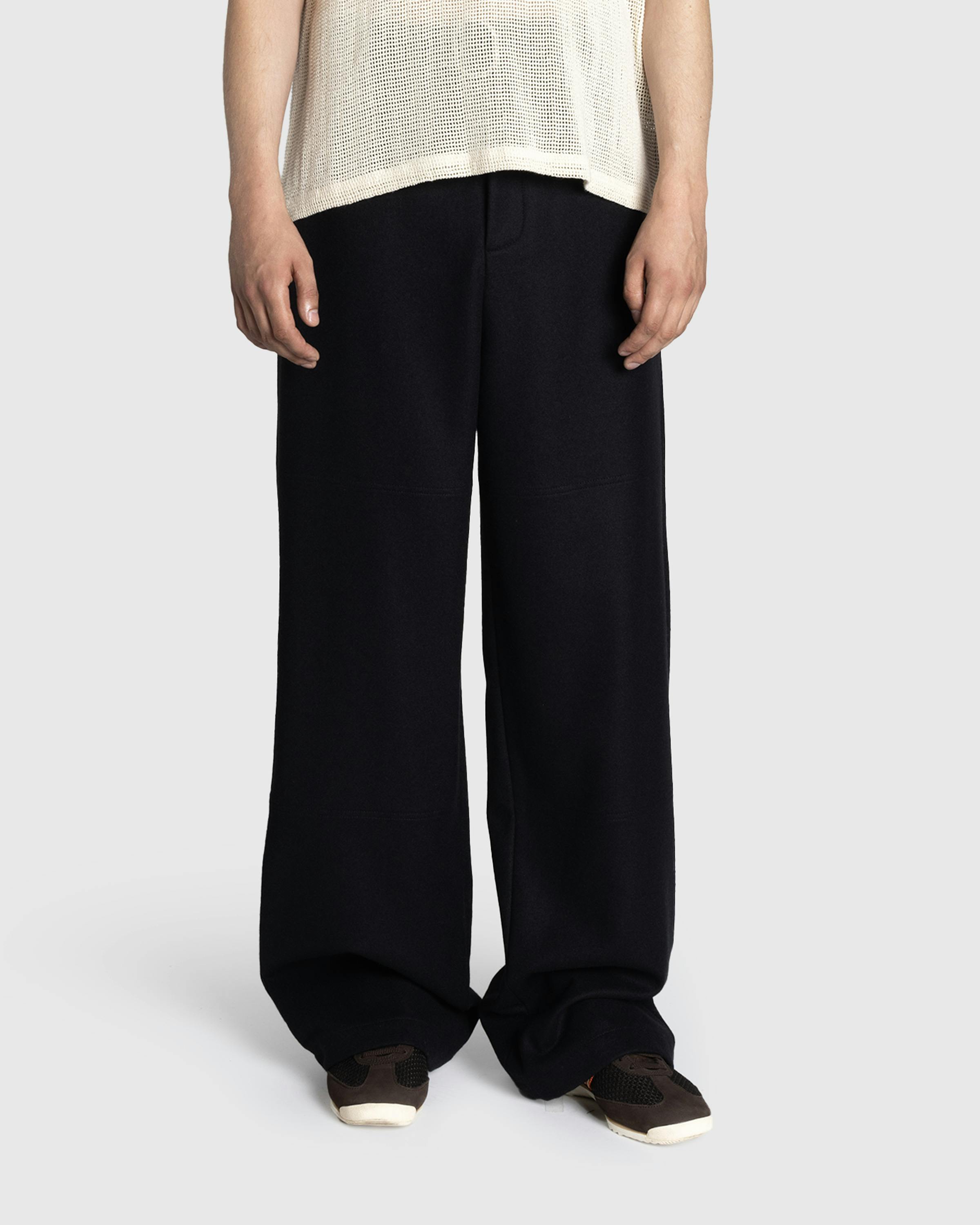 Jil Sander – Wool Belted Trousers Black - Denim - Black - Image 4