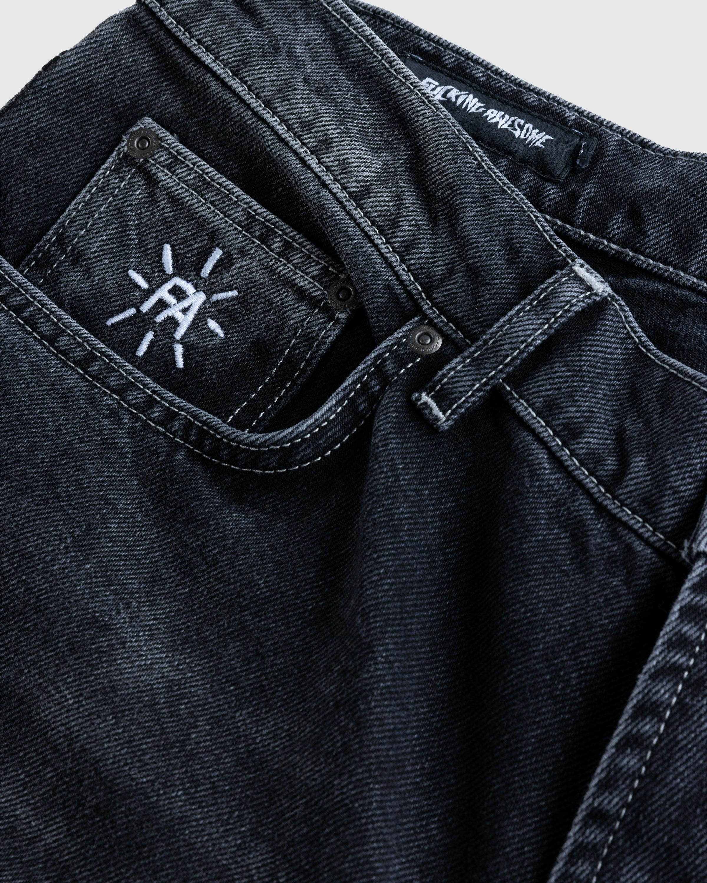 Fucking Awesome – Fecke Baggy Denim Black - Denim - Black - Image 7