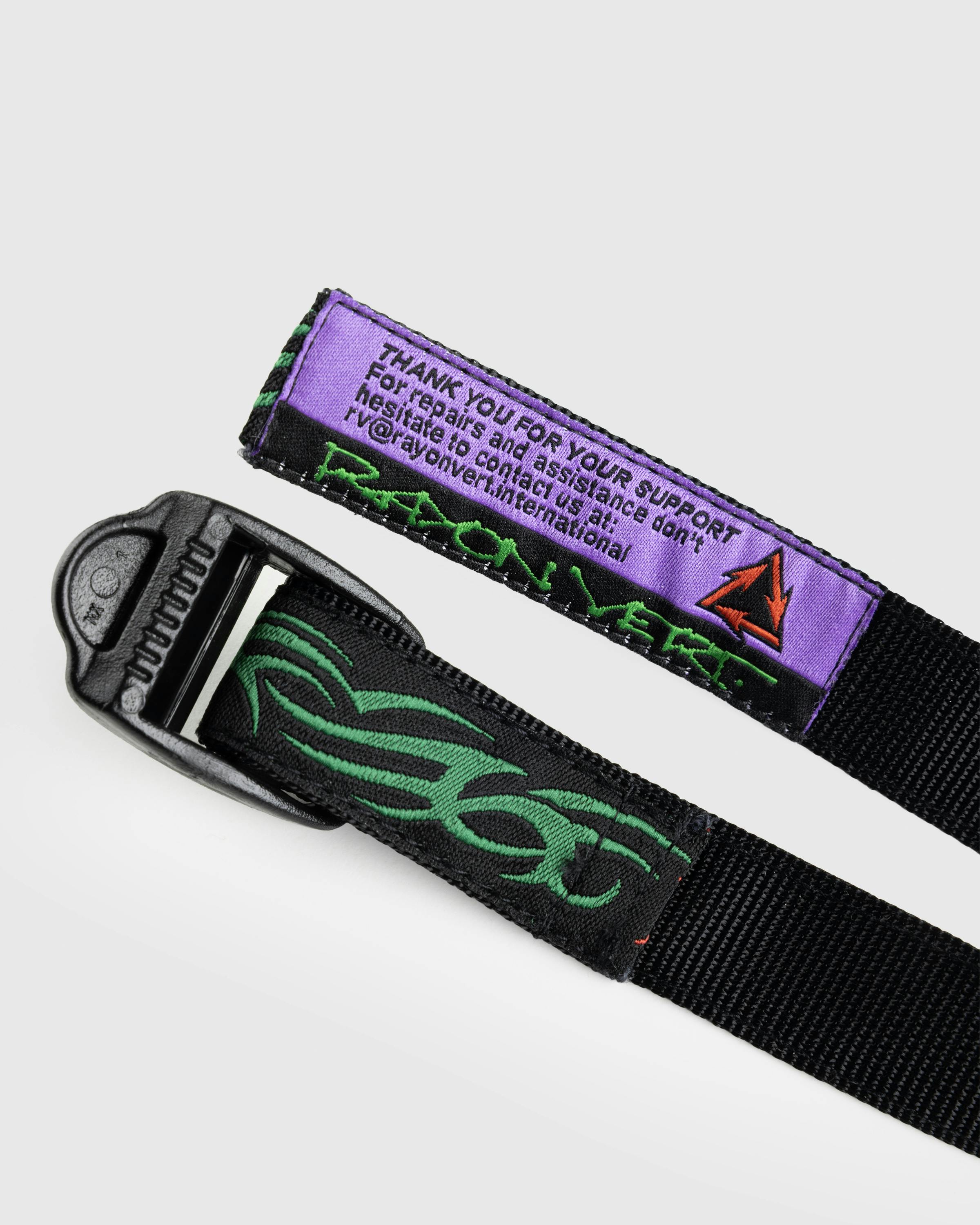 Rayon Vert – Ladderlock Belt 2CM Dark Tribal - Belts - Black - Image 4