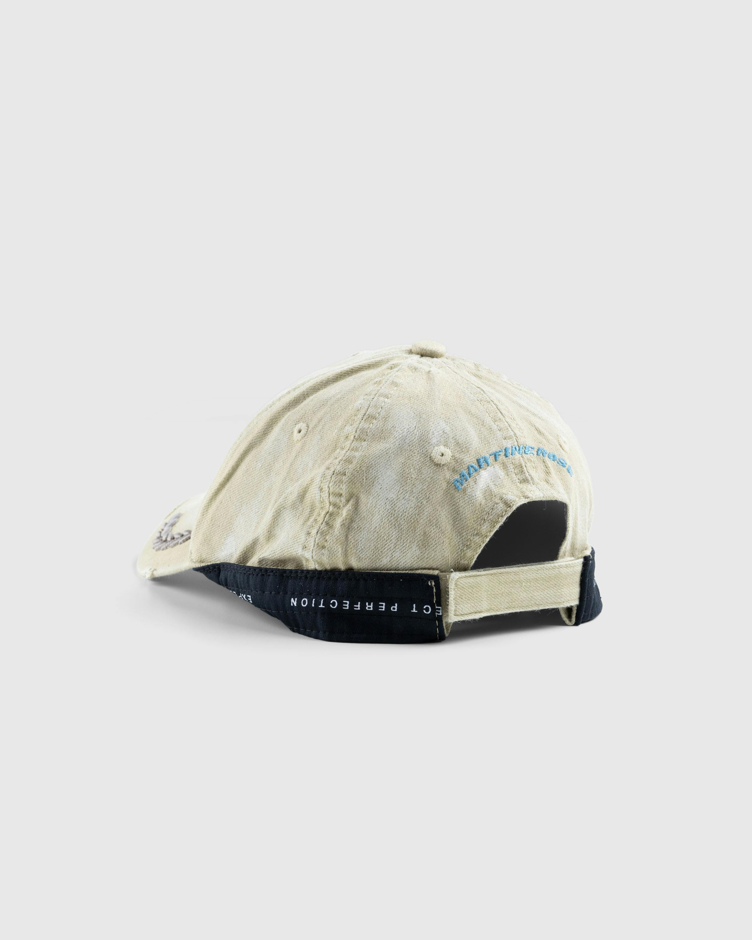 Martine Rose – Rolled Back Cap Beige - Caps - Beige - Image 4