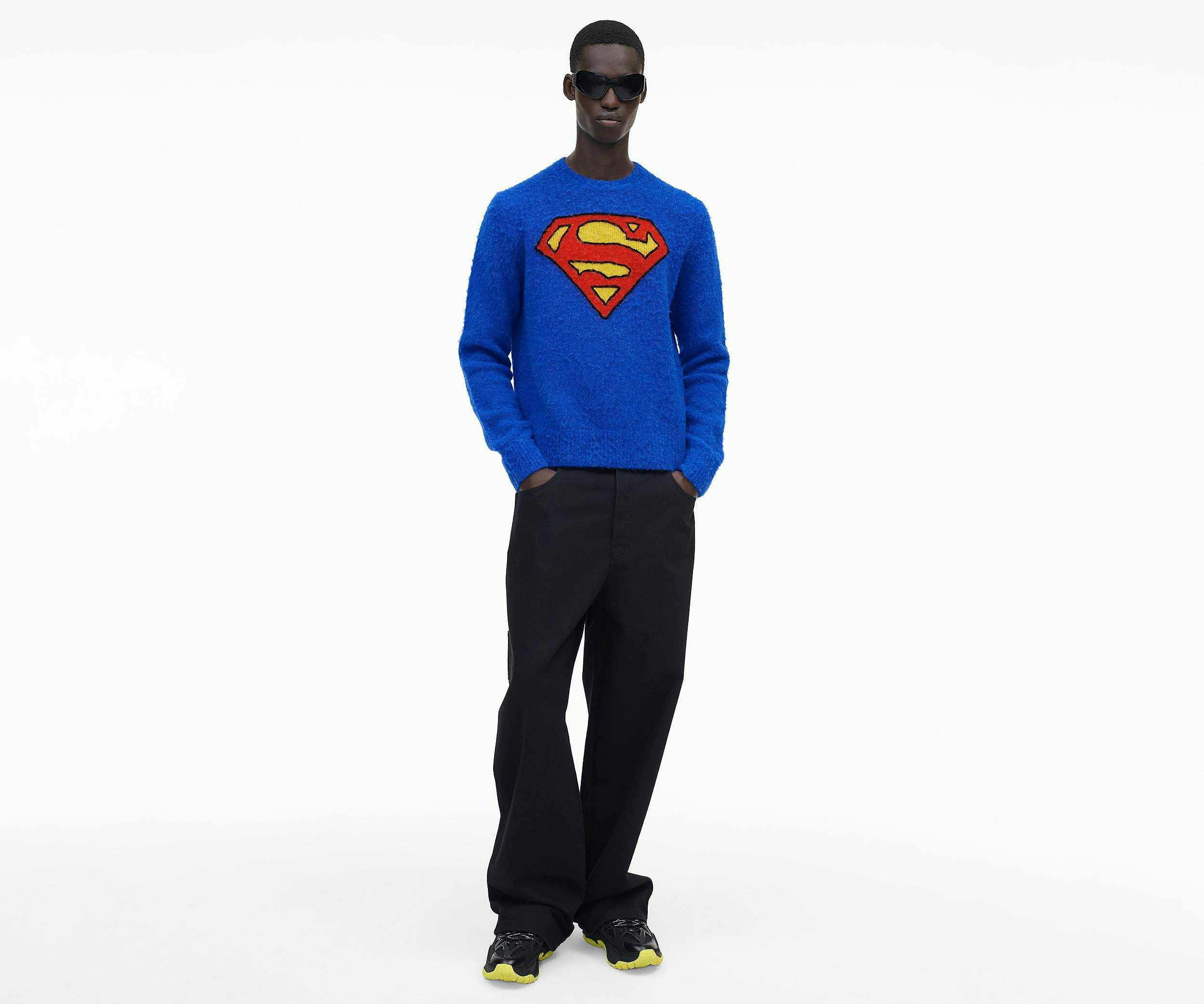 Marc Jacobs nigo superman sweater blue