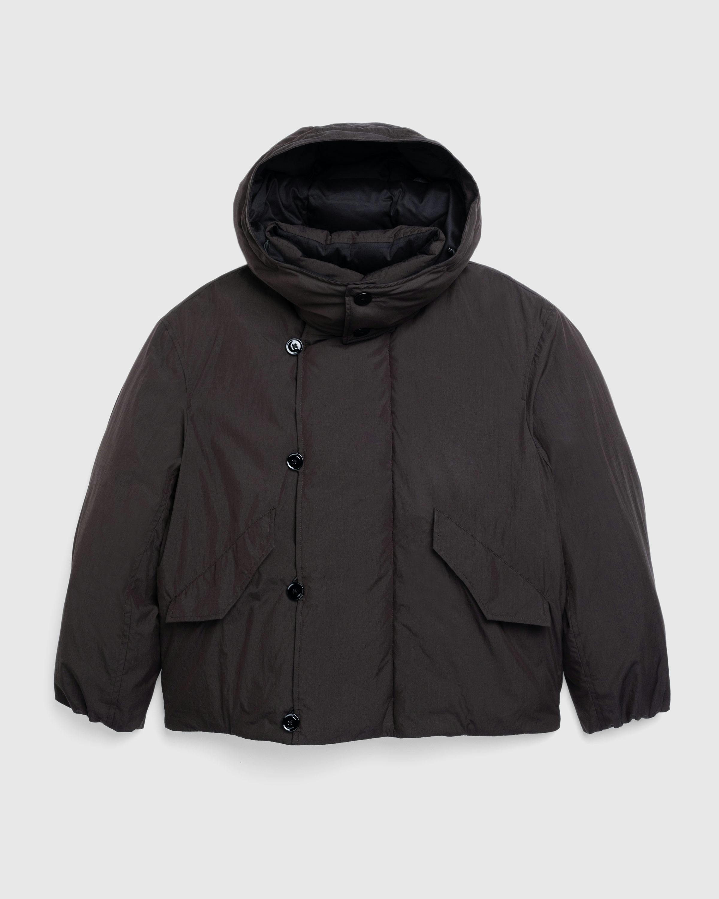 Lemaire – Long Puffer Jacket Espresso - Jackets - Brown - Image 1