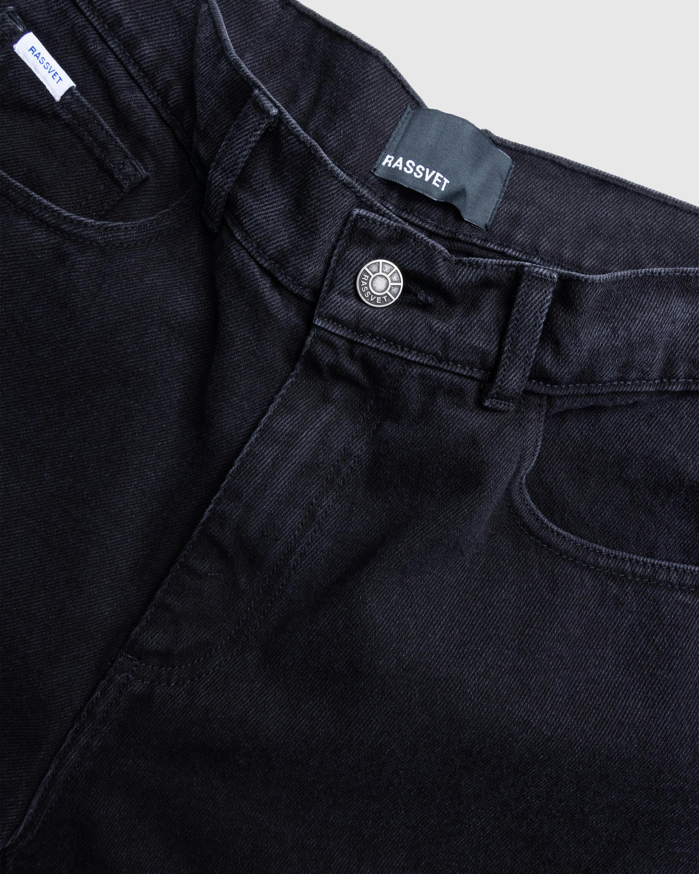 Rassvet – Baggy Denim Pants Woven Black - Denim - Black - Image 7