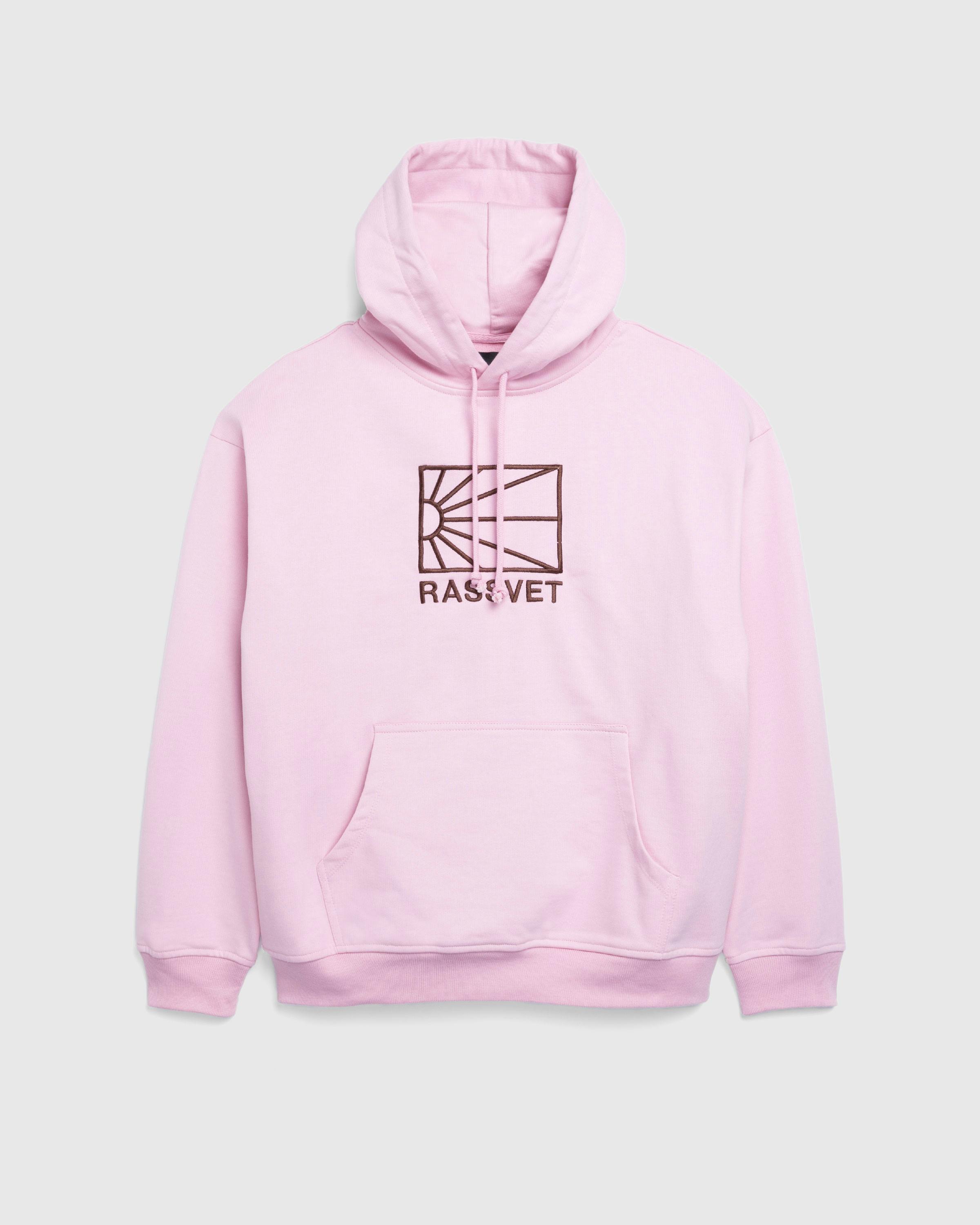 Rassvet – Logo Hoodie Knit Pink - Hoodies - Pink - Image 1