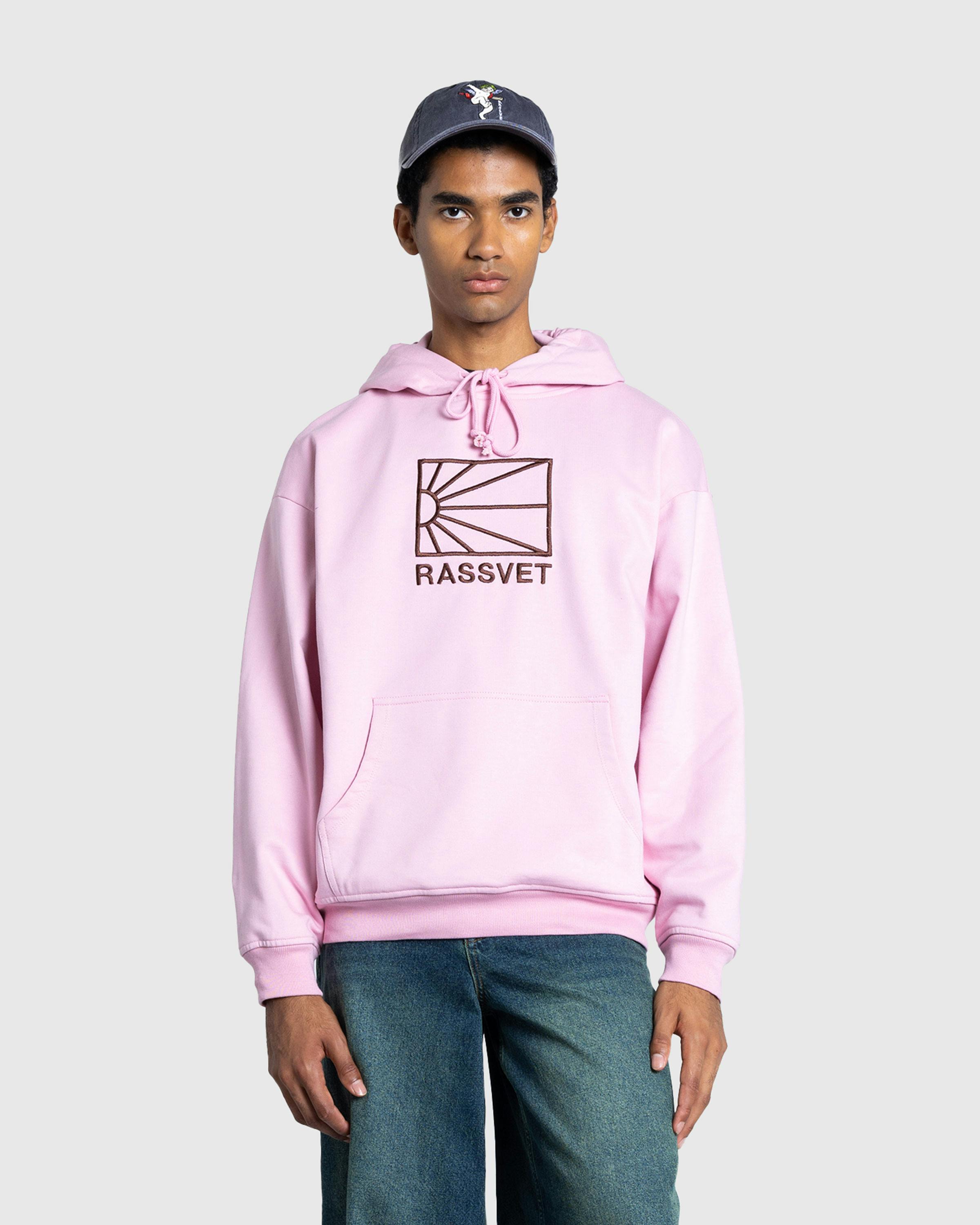 Rassvet – Logo Hoodie Knit Pink - Hoodies - Pink - Image 2