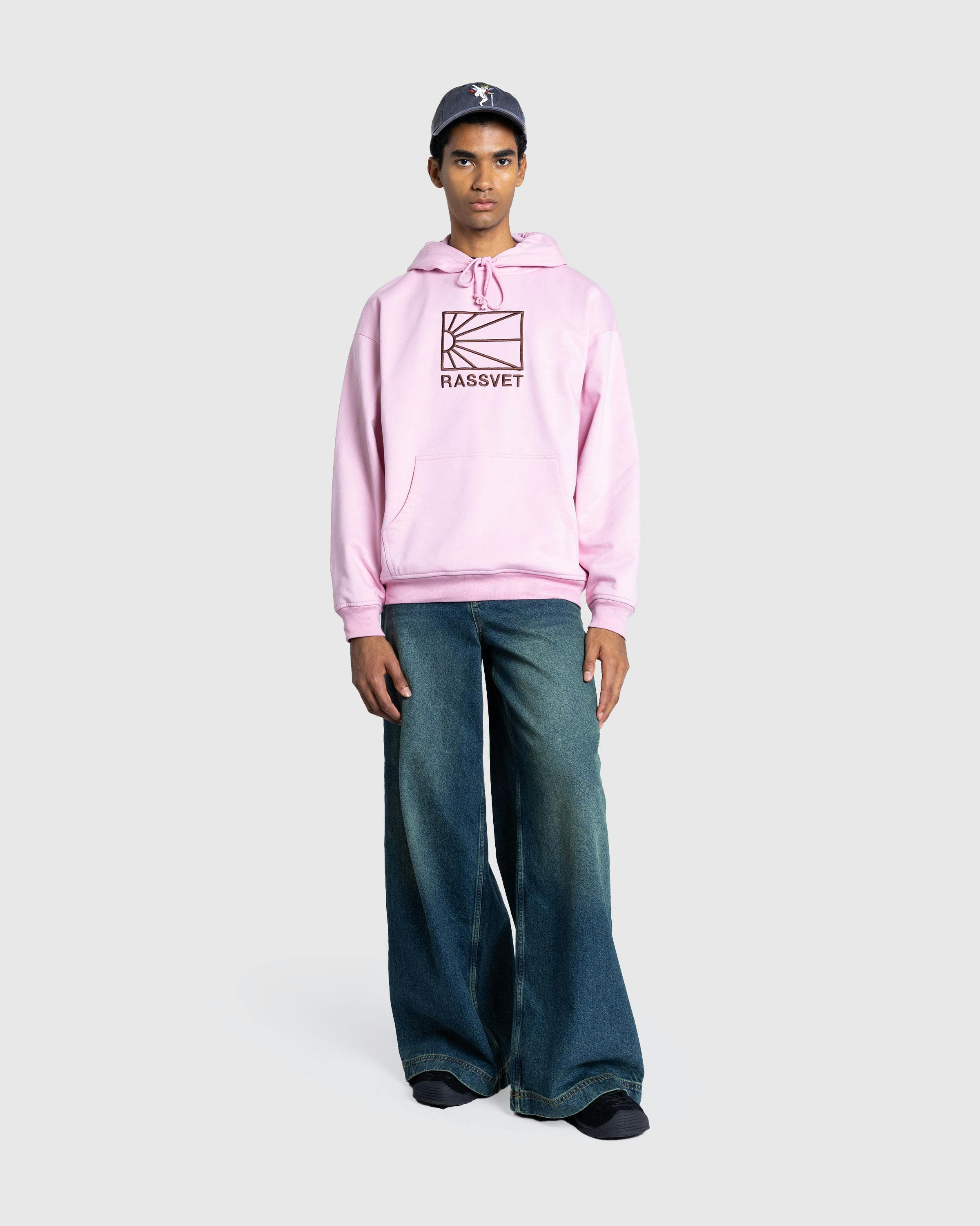 Rassvet – Logo Hoodie Knit Pink - Hoodies - Pink - Image 3