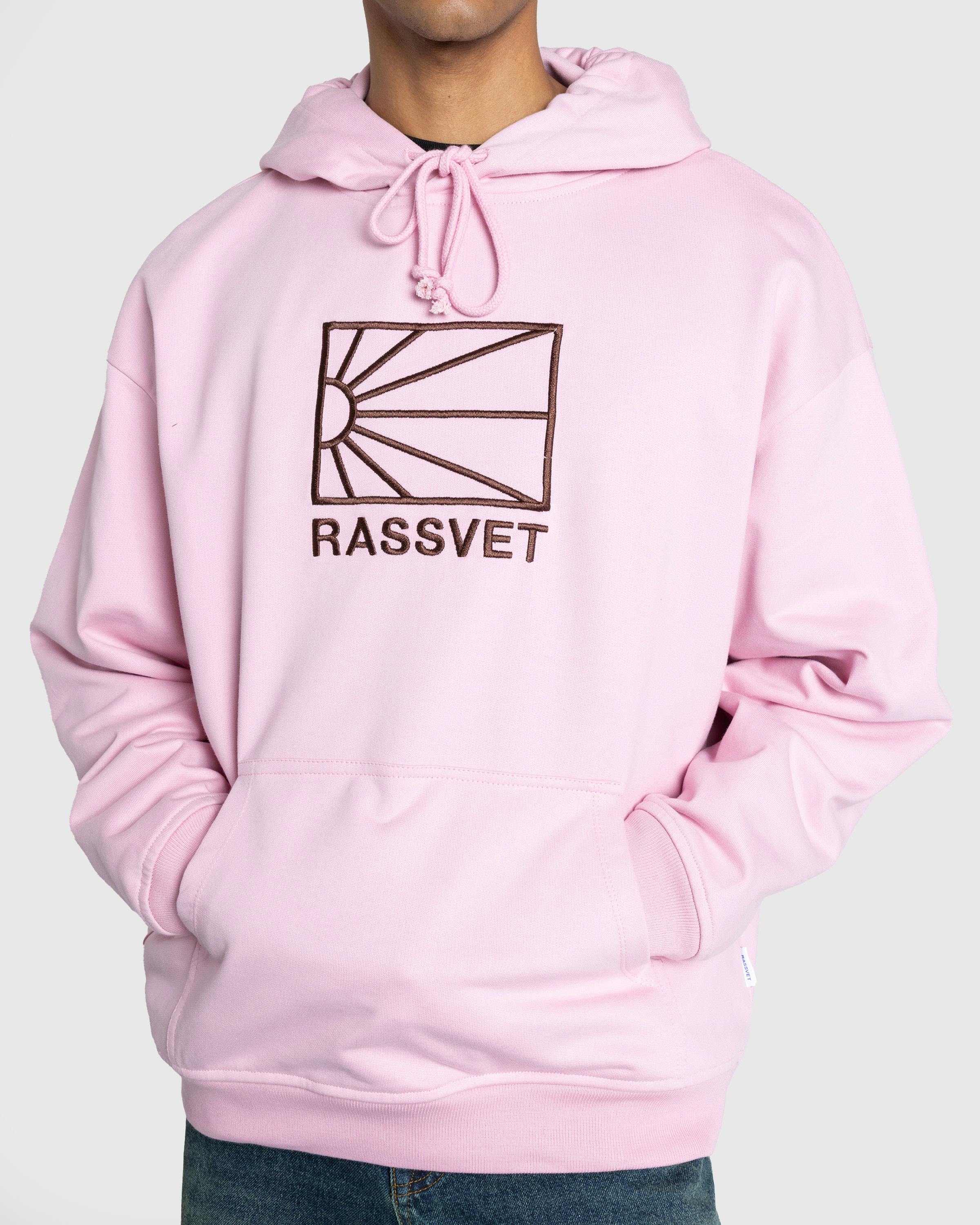 Rassvet – Logo Hoodie Knit Pink - Hoodies - Pink - Image 5