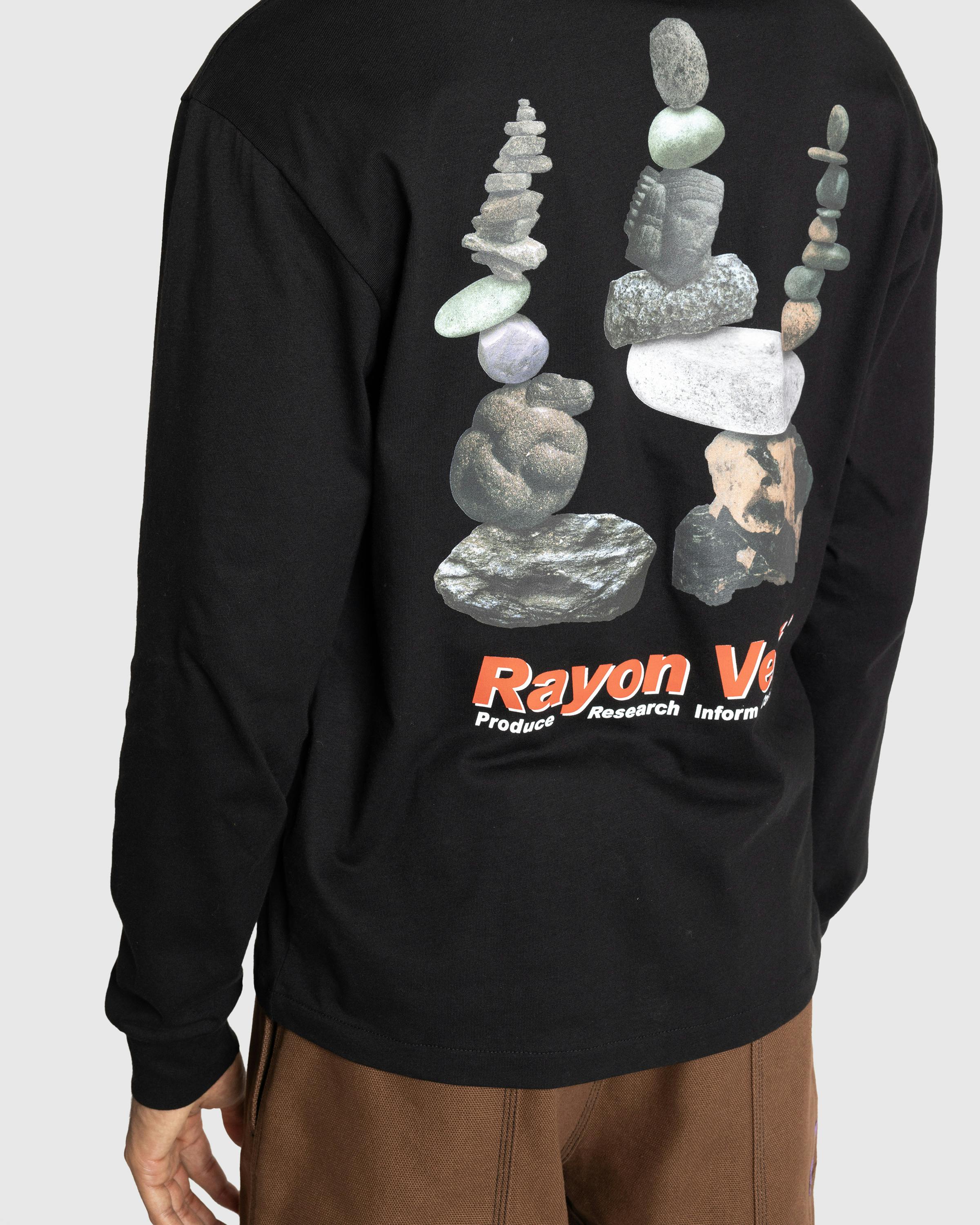 Rayon Vert – Kern Long-Sleeve T-Shirt Golgotha Black - Longsleeves - Black - Image 4