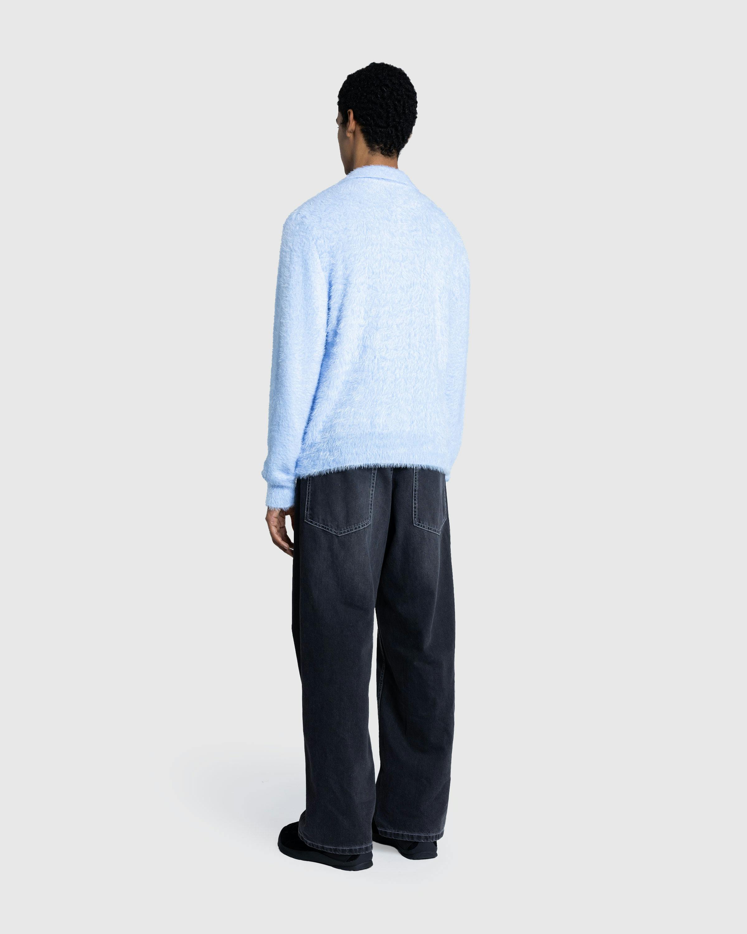 Rassvet – ANGEL MOHAIR POLO KNIT LIGHT BLUE - Polos - Blue - Image 6