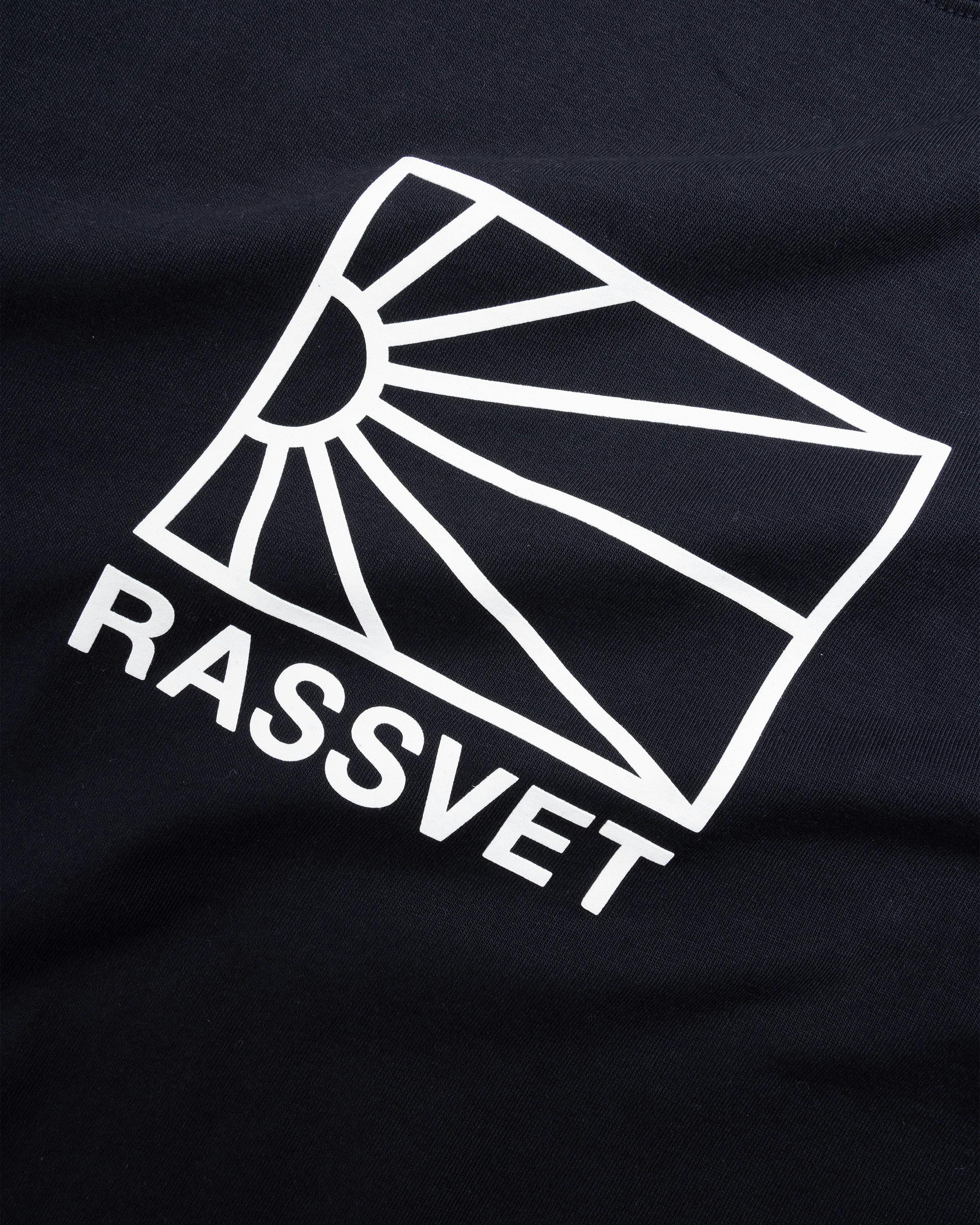 Rassvet – Logo T-Shirt Knit Black - T-Shirts - Black - Image 7