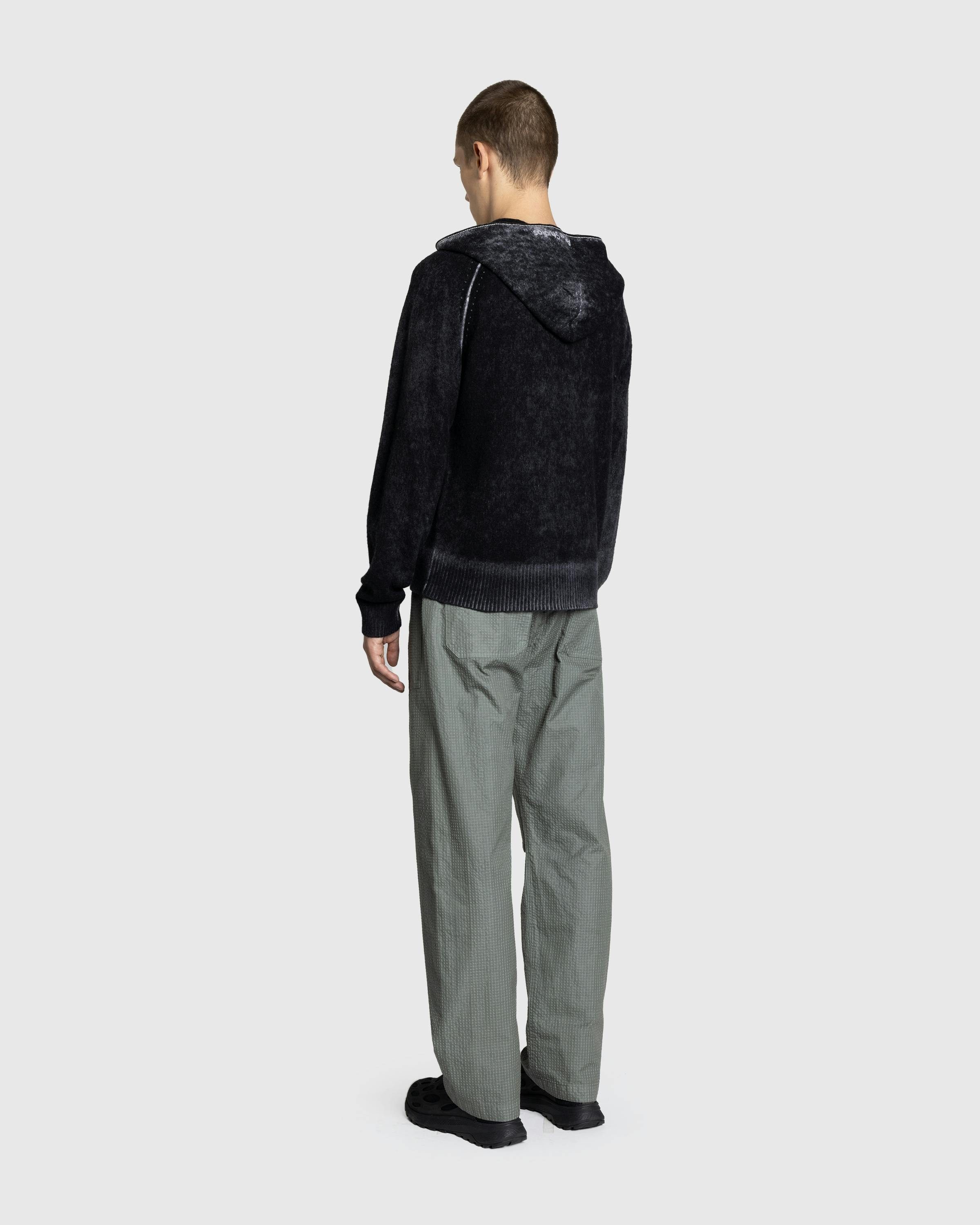 Acne Studios – Hooded Zipper Sweater Black - Longsleeve Shirts - Black - Image 6