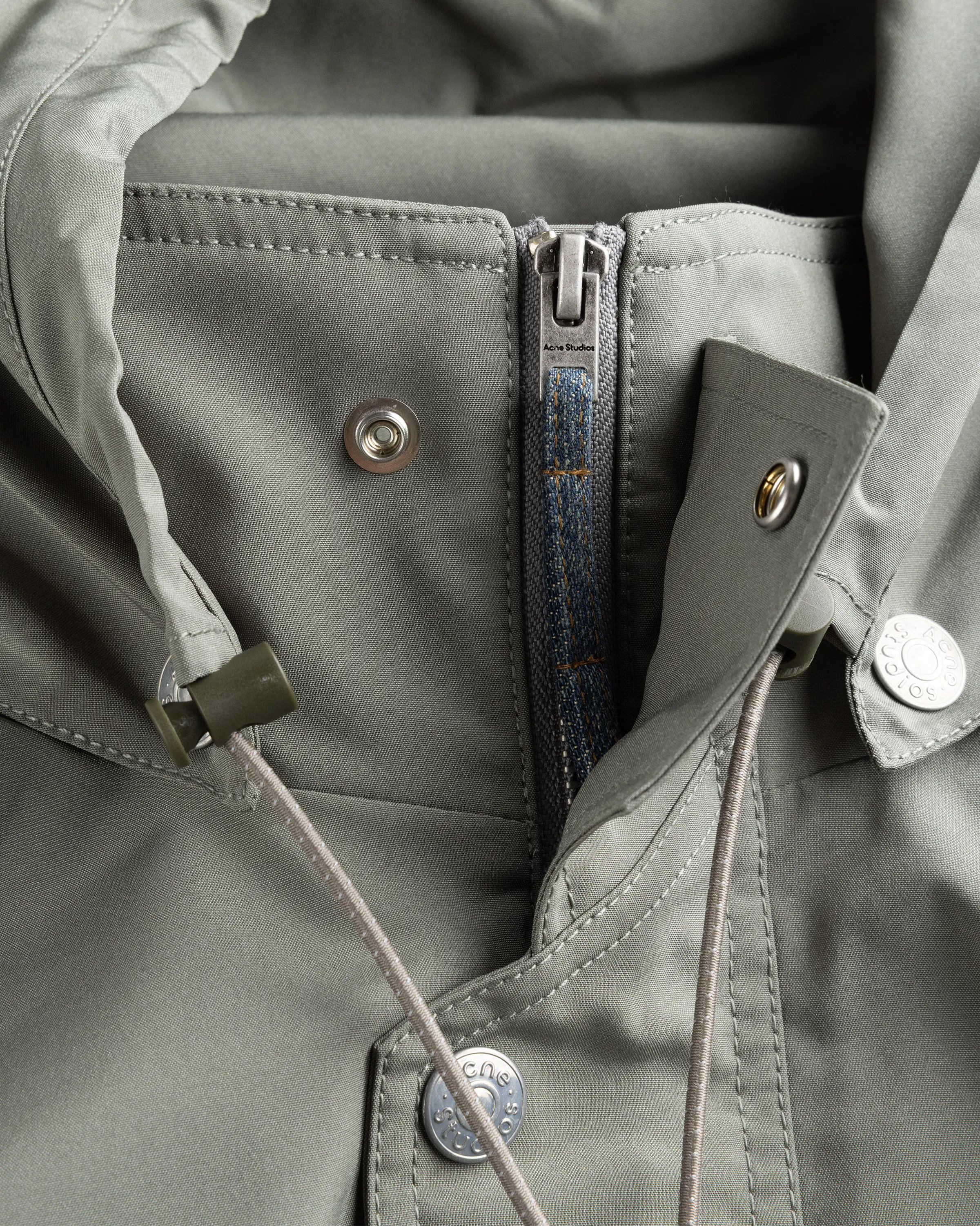 Acne Studios – Windbreaker Jacket Olive Green - Windbreakers - Green - Image 5