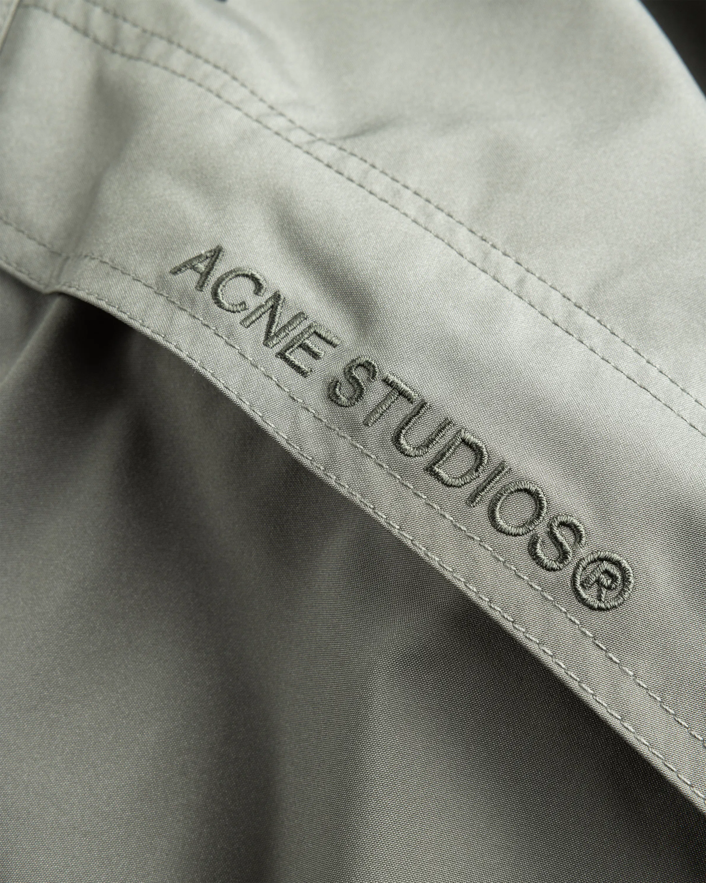 Acne Studios – Windbreaker Jacket Olive Green - Windbreakers - Green - Image 7