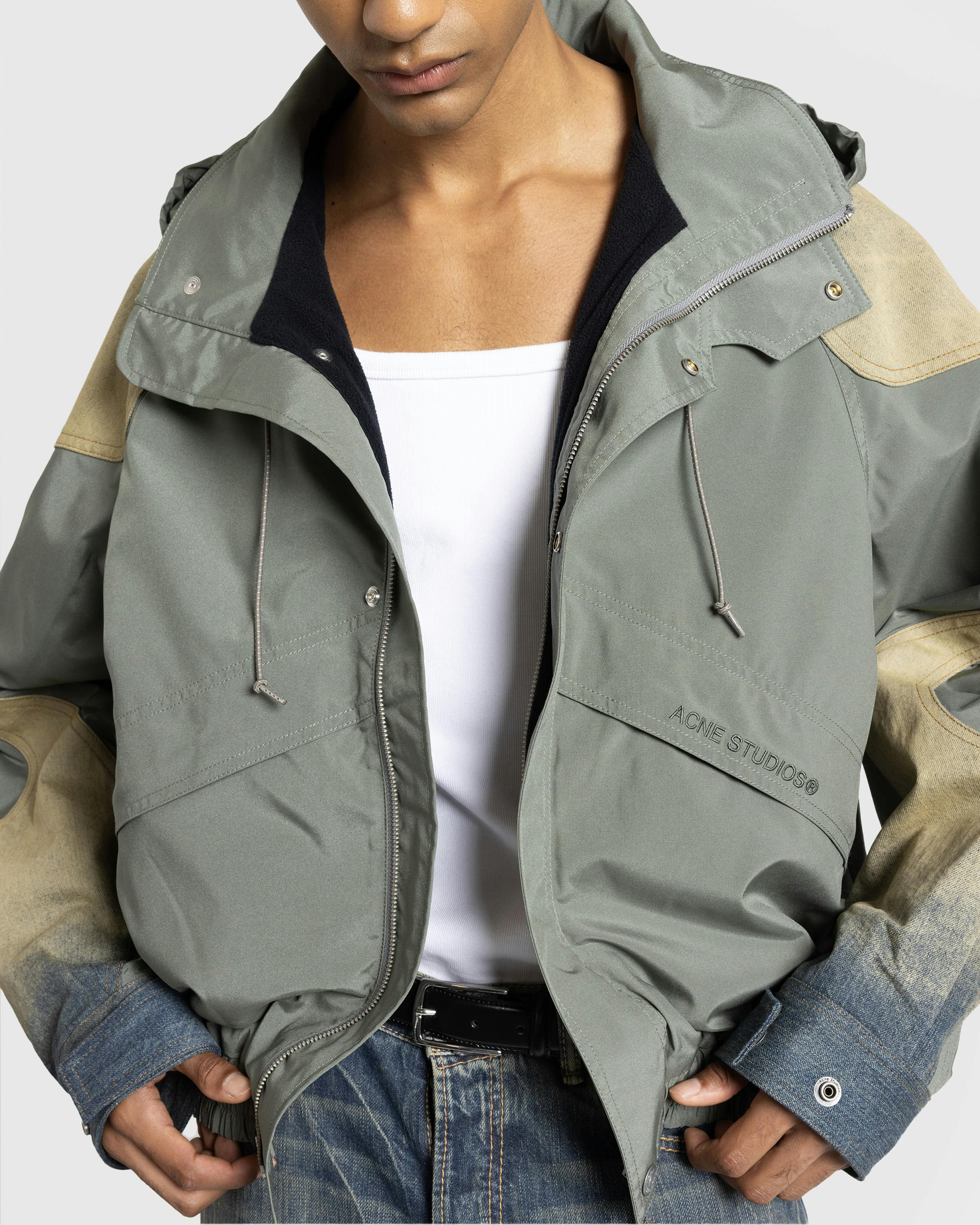 Acne Studios – Windbreaker Jacket Olive Green - Windbreakers - Green - Image 4