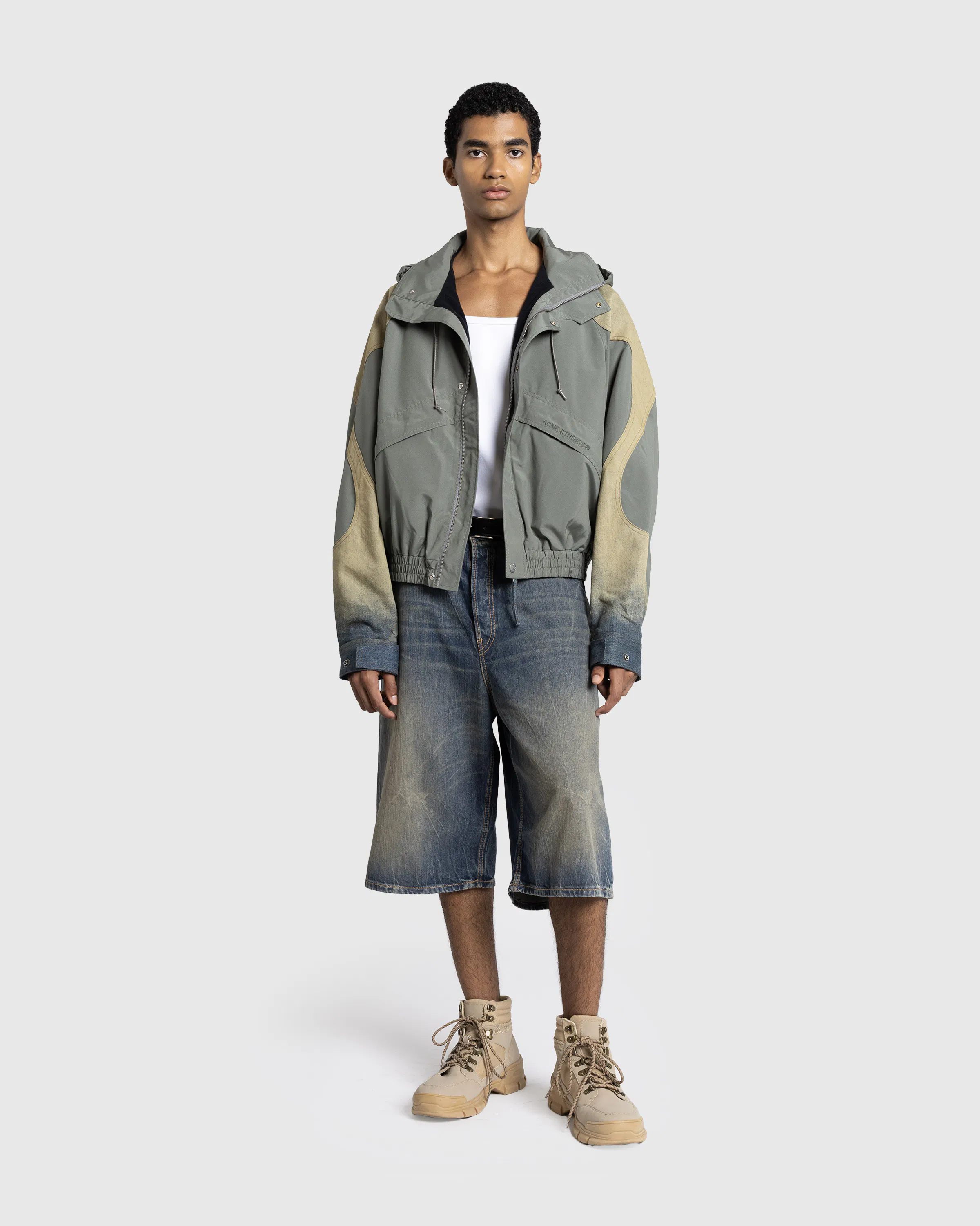 Acne Studios – Denim Shorts Dark Blue - Cargo Shorts - Blue - Image 3