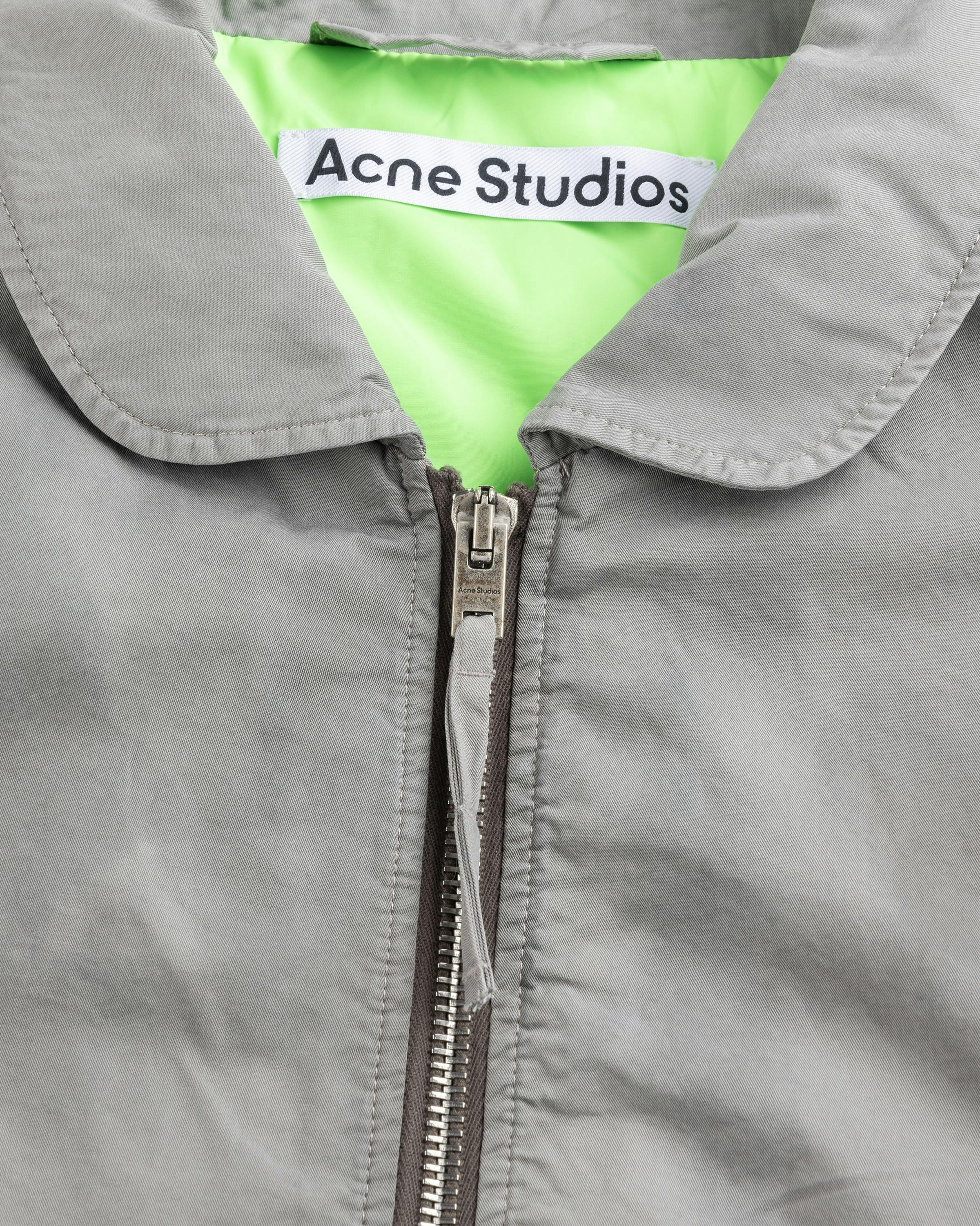 Acne Studios – Bomber Jacket Mid Grey - Jackets - Grey - Image 4