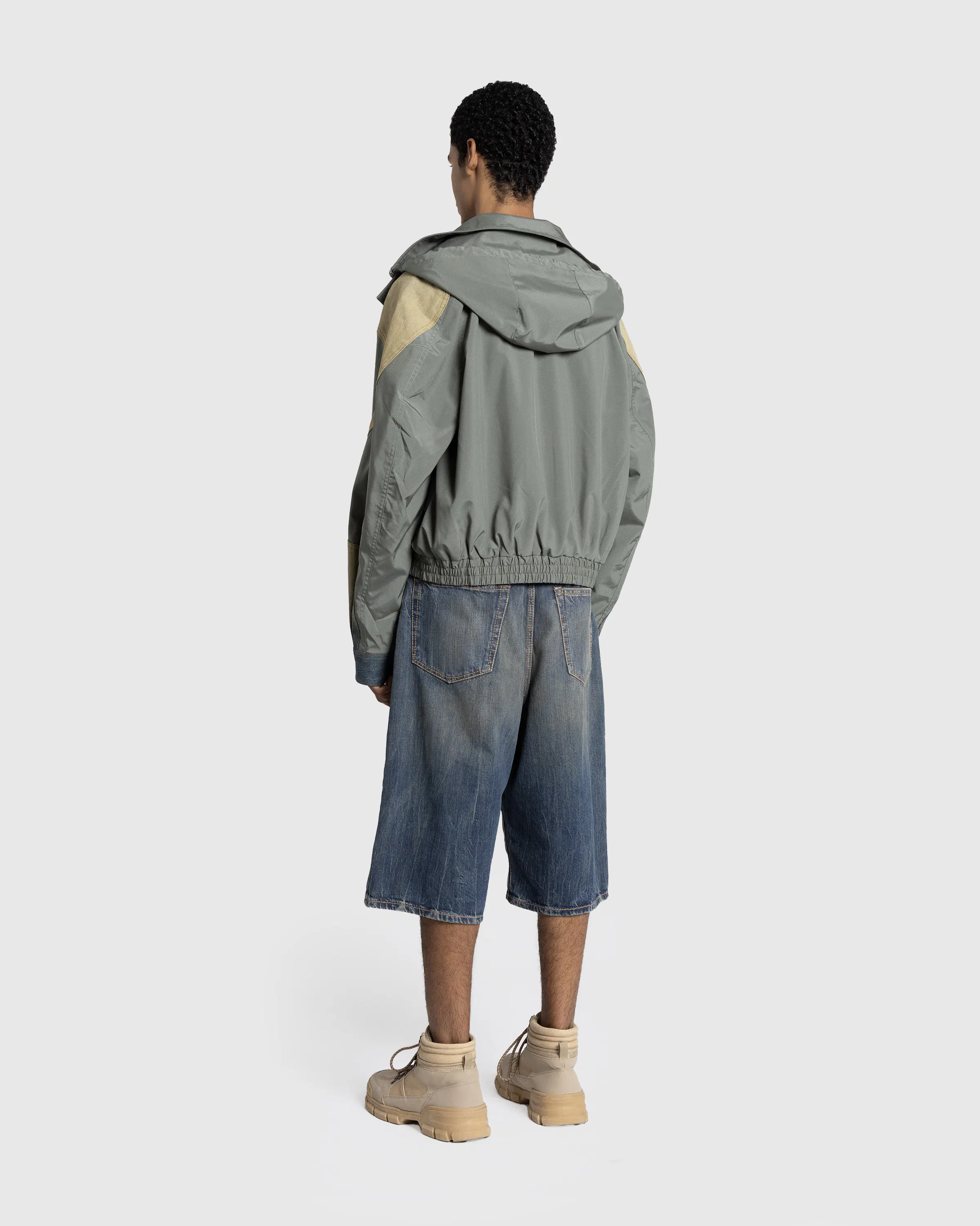 Acne Studios – Windbreaker Jacket Olive Green - Windbreakers - Green - Image 6