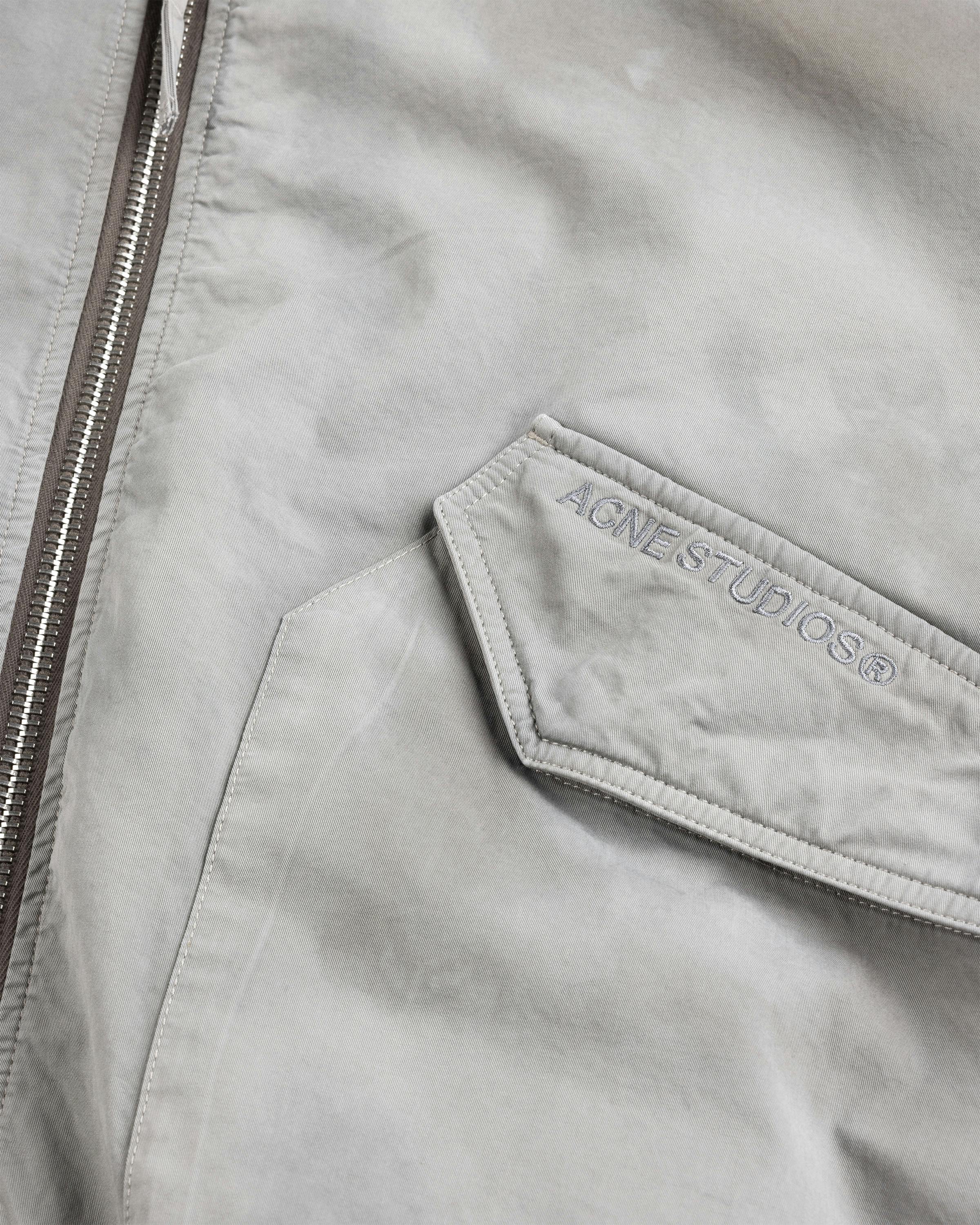 Acne Studios – Bomber Jacket Mid Grey - Jackets - Grey - Image 5