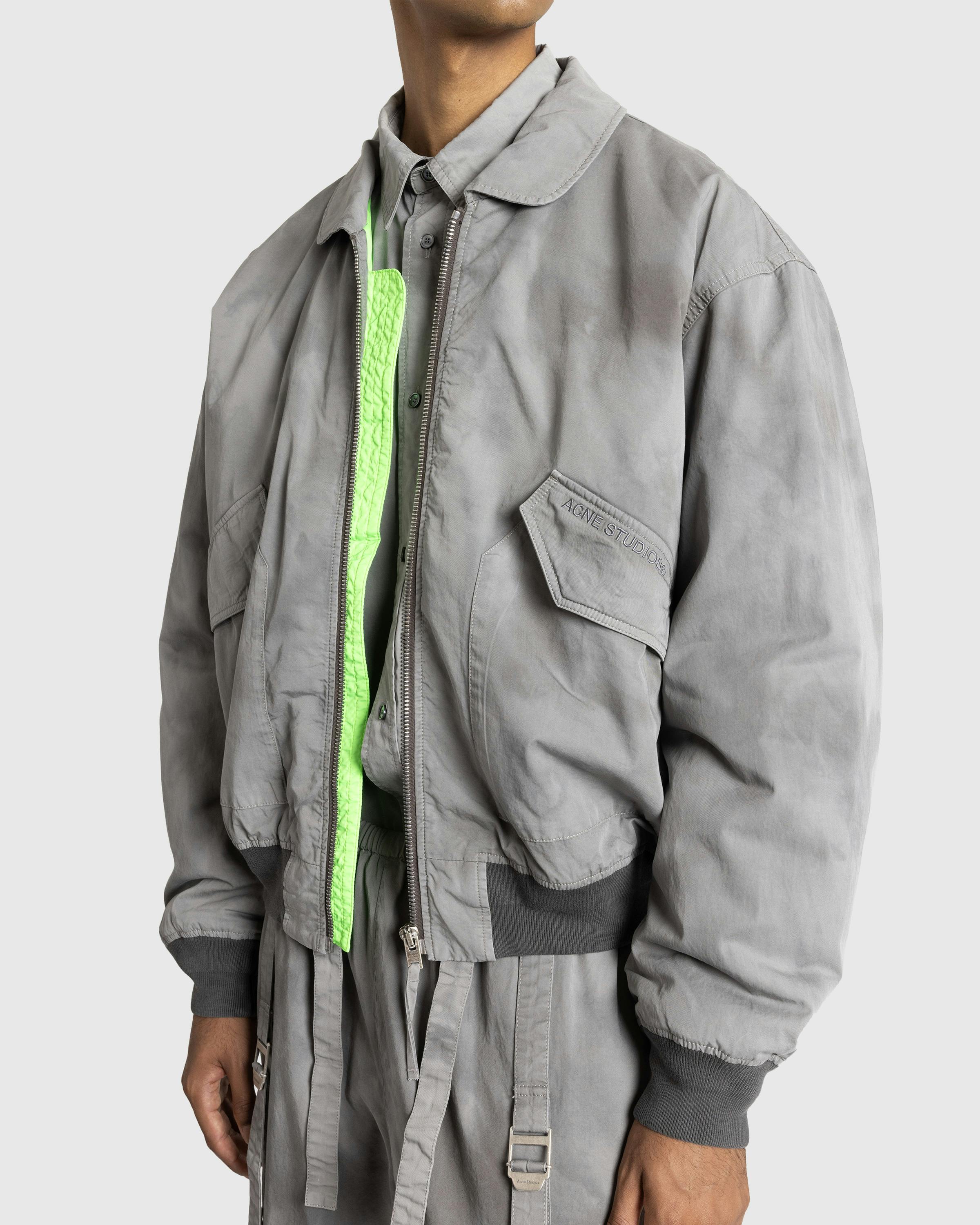 Acne Studios – Bomber Jacket Mid Grey - Jackets - Grey - Image 2