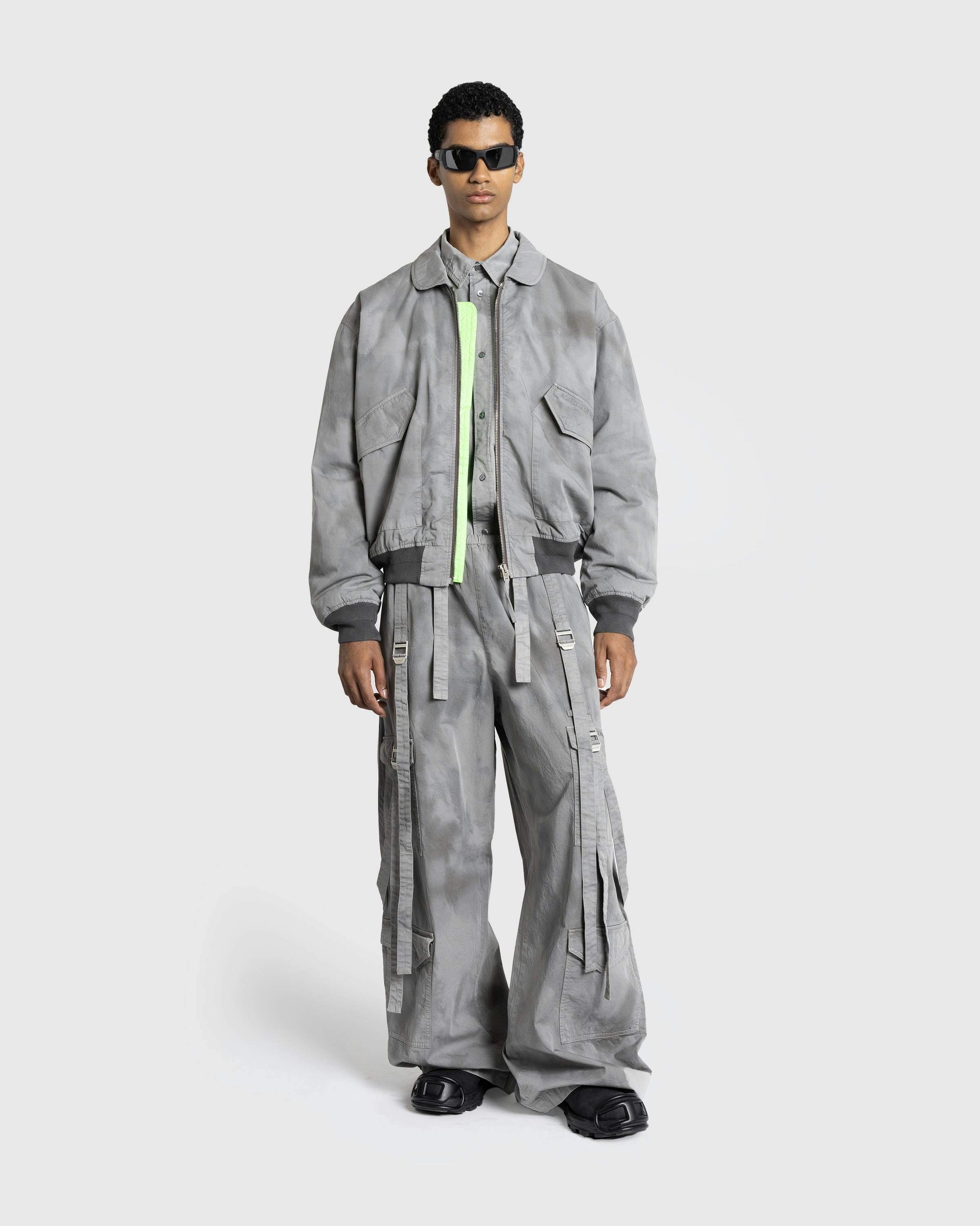 Acne Studios – Bomber Jacket Mid Grey - Jackets - Grey - Image 3