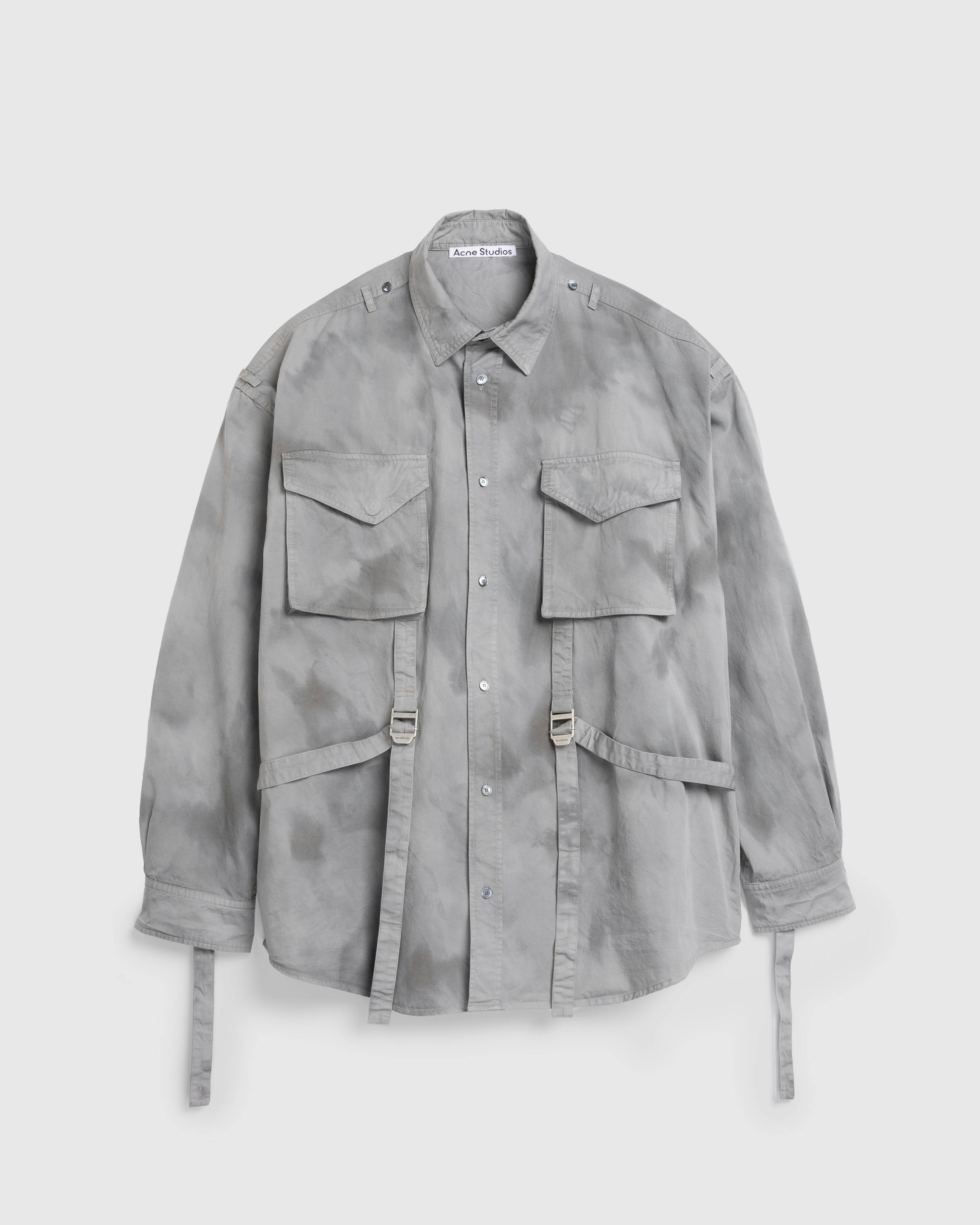 Acne Studios – Button-Up Shirt Mid Grey - Longsleeve Shirts - Grey - Image 1