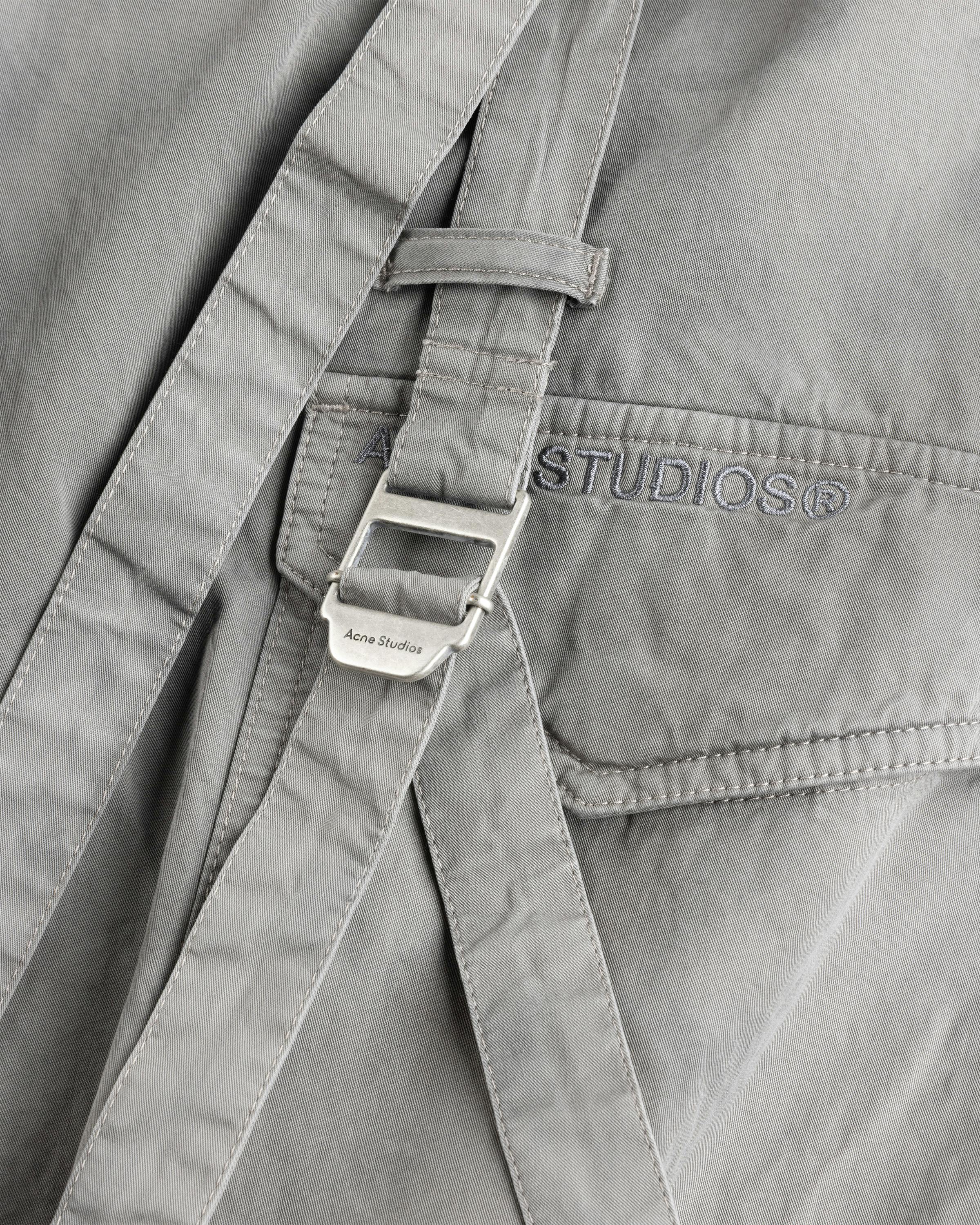 Acne Studios – Cargo Trousers Mid Grey - Trousers - Grey - Image 5