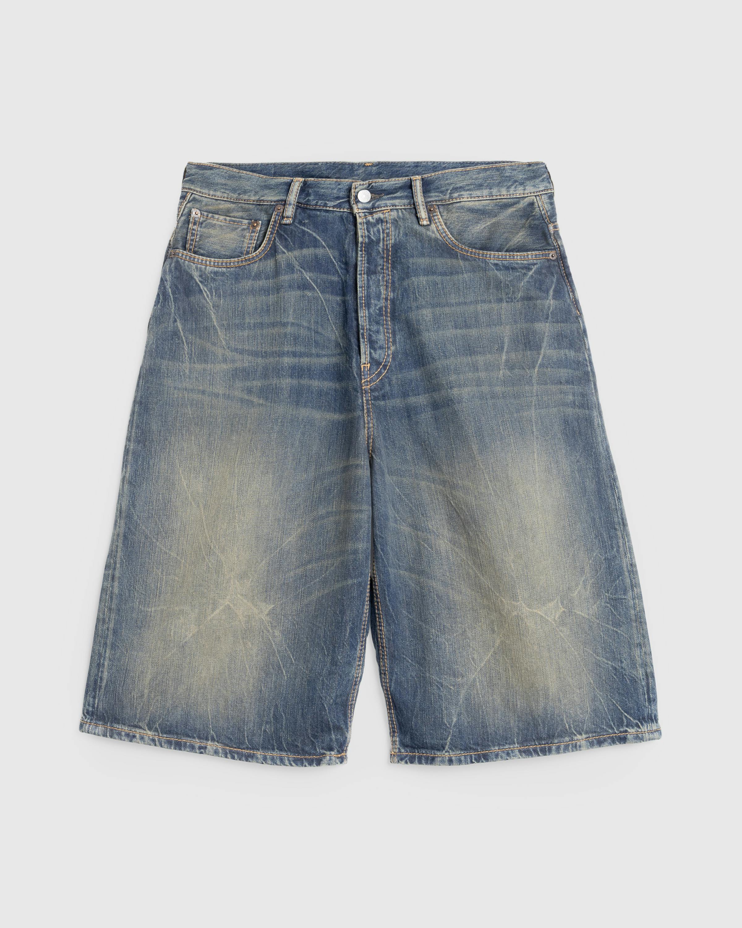 Acne Studios – Denim Shorts Dark Blue - Cargo Shorts - Blue - Image 1