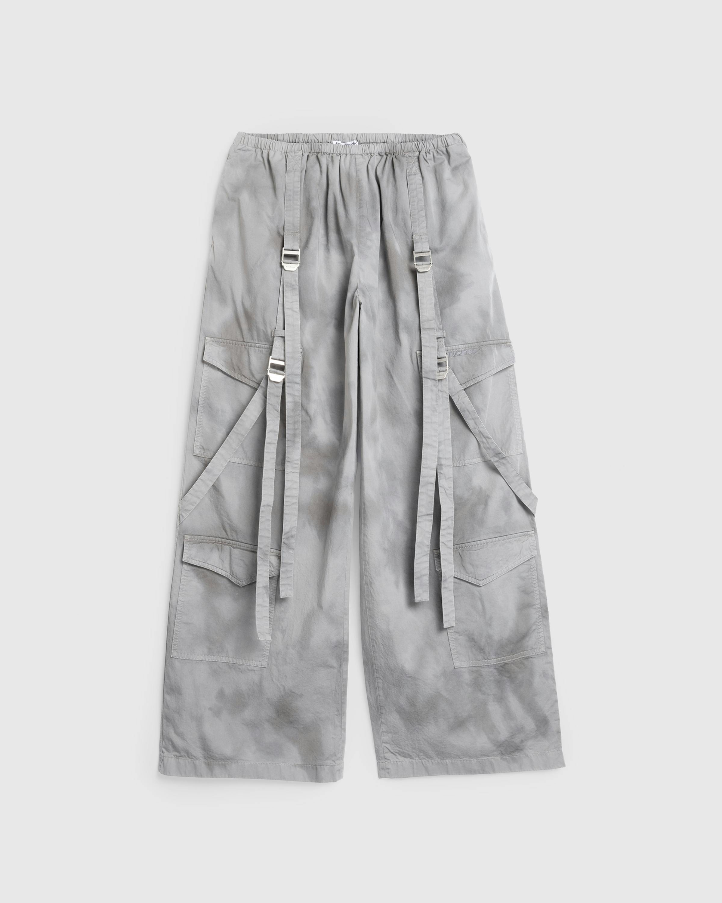 Acne Studios – Cargo Trousers Mid Grey - Trousers - Grey - Image 1