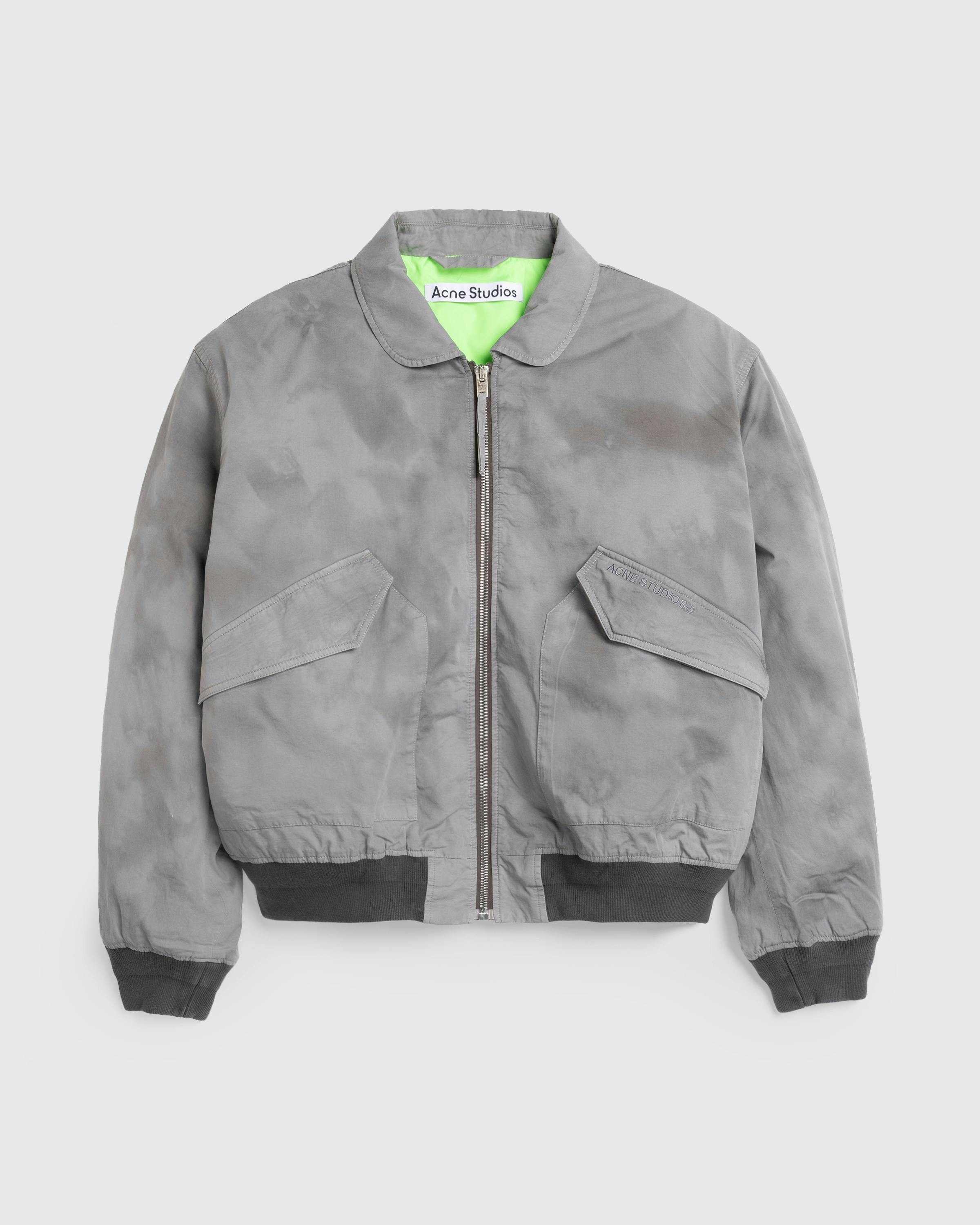 Acne Studios – Bomber Jacket Mid Grey - Jackets - Grey - Image 1