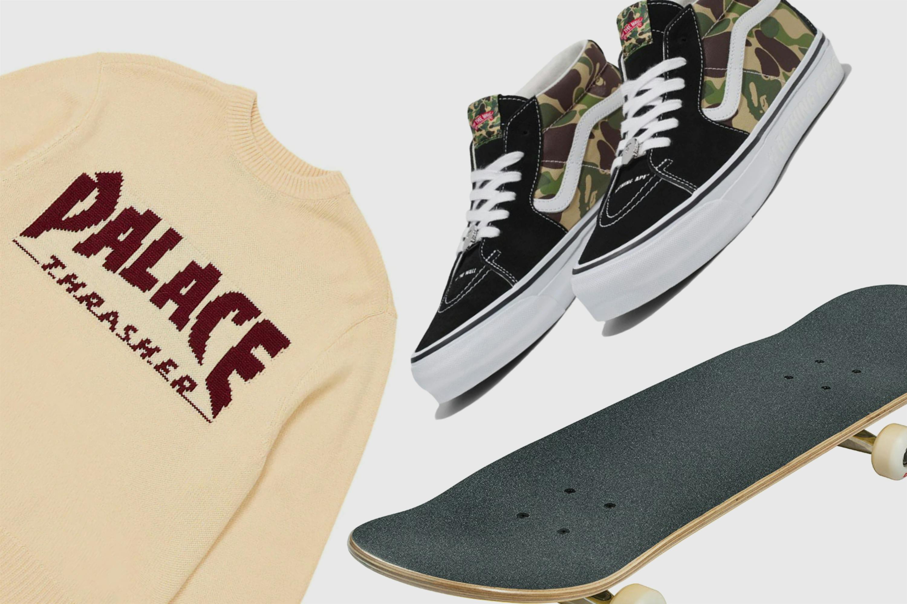 Skateboard Skateboarding Fashion Trend Olympics 2024 Paris Palace Thrasher Supreme BAPE Nike Luxury Streetwear