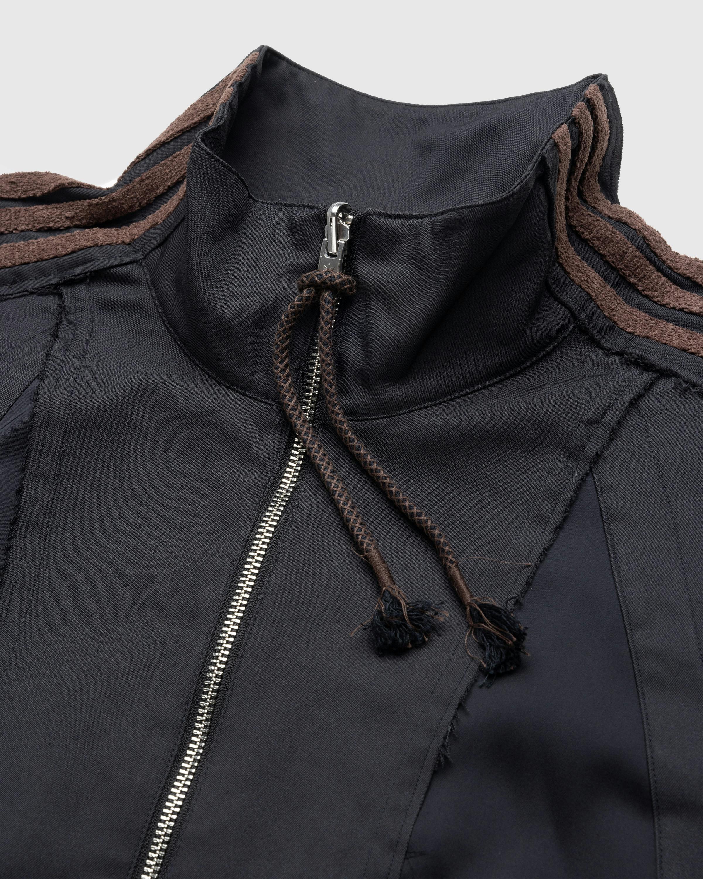 Adidas x Song For The Mute – Three Stripe Track Jacket Black/Brown - Track Jackets - Black - Image 5