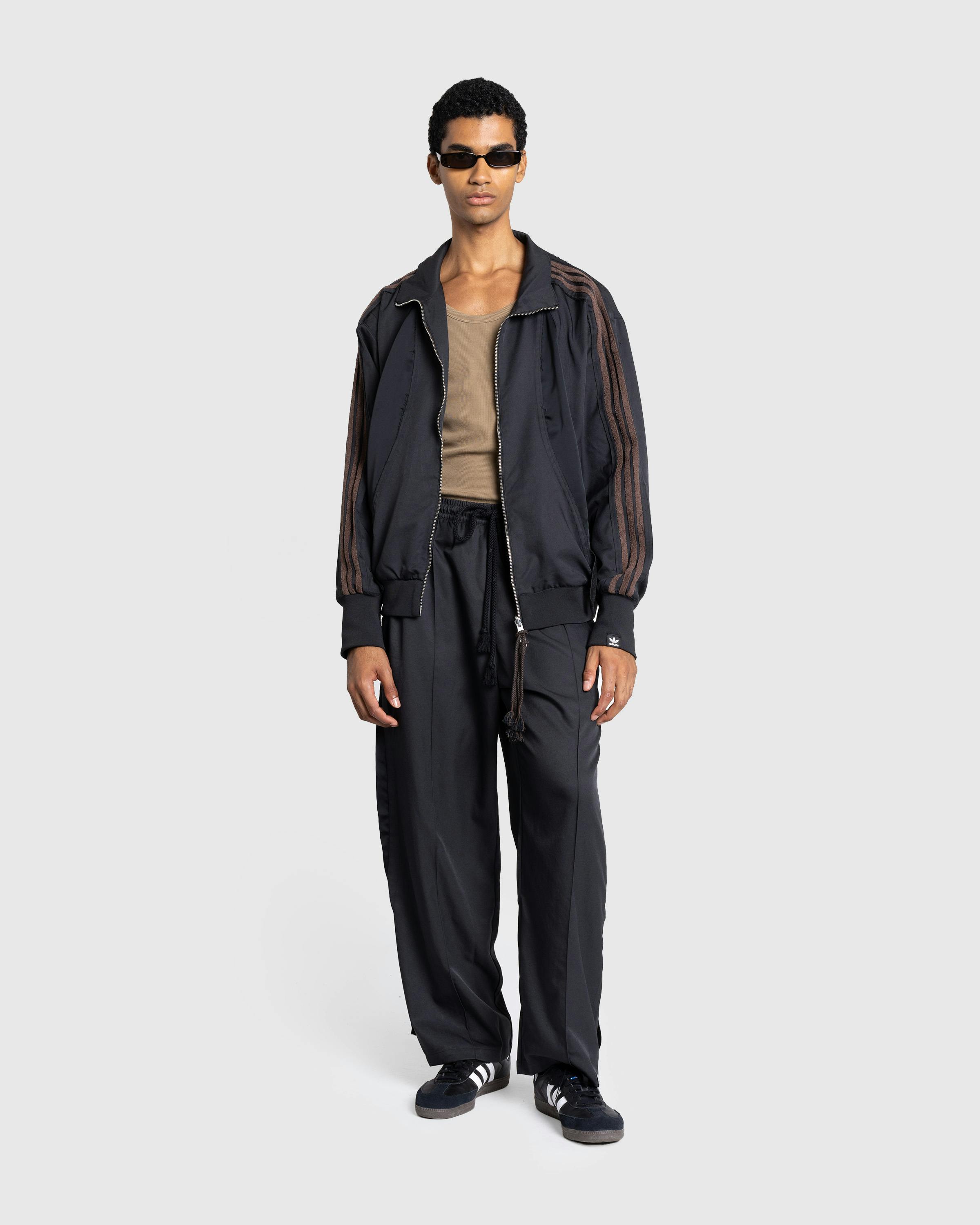 Adidas x Song For The Mute – Three Stripe Track Pant Black/Brown - Active Pants - Black - Image 3