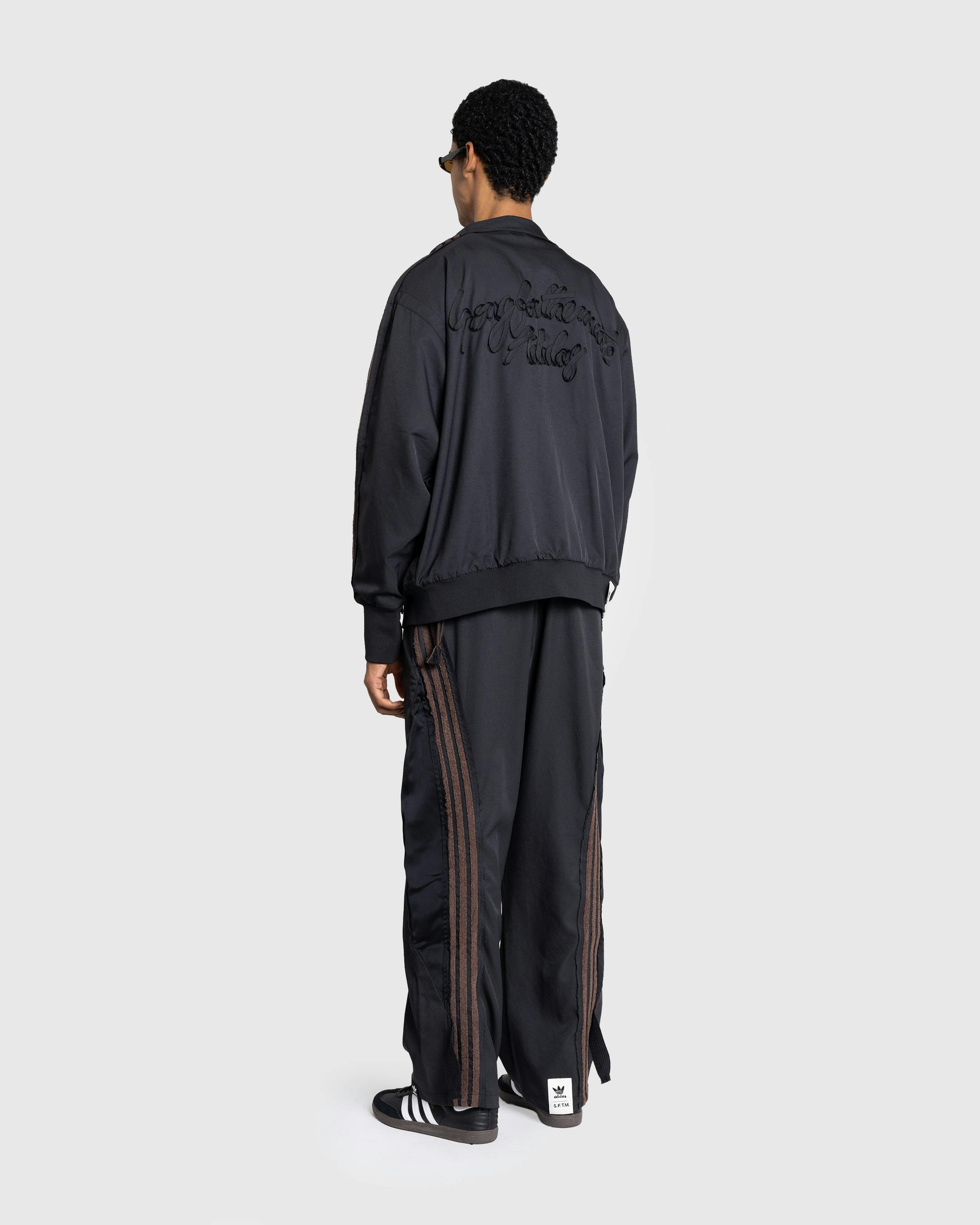 Adidas x Song For The Mute – Three Stripe Track Jacket Black/Brown - Track Jackets - Black - Image 6