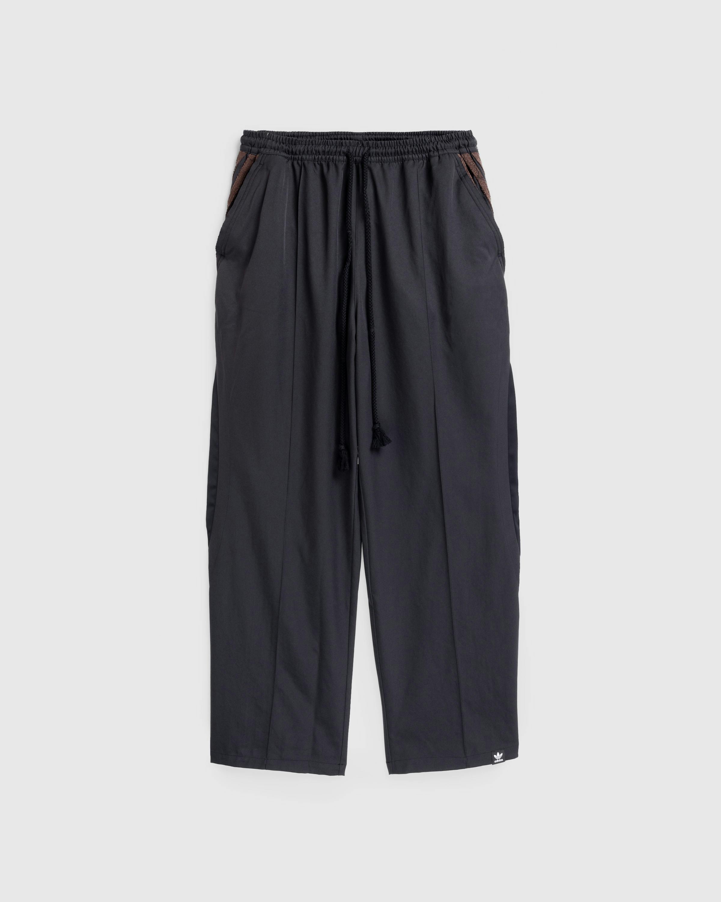 Adidas x Song For The Mute – Three Stripe Track Pant Black/Brown - Active Pants - Black - Image 1