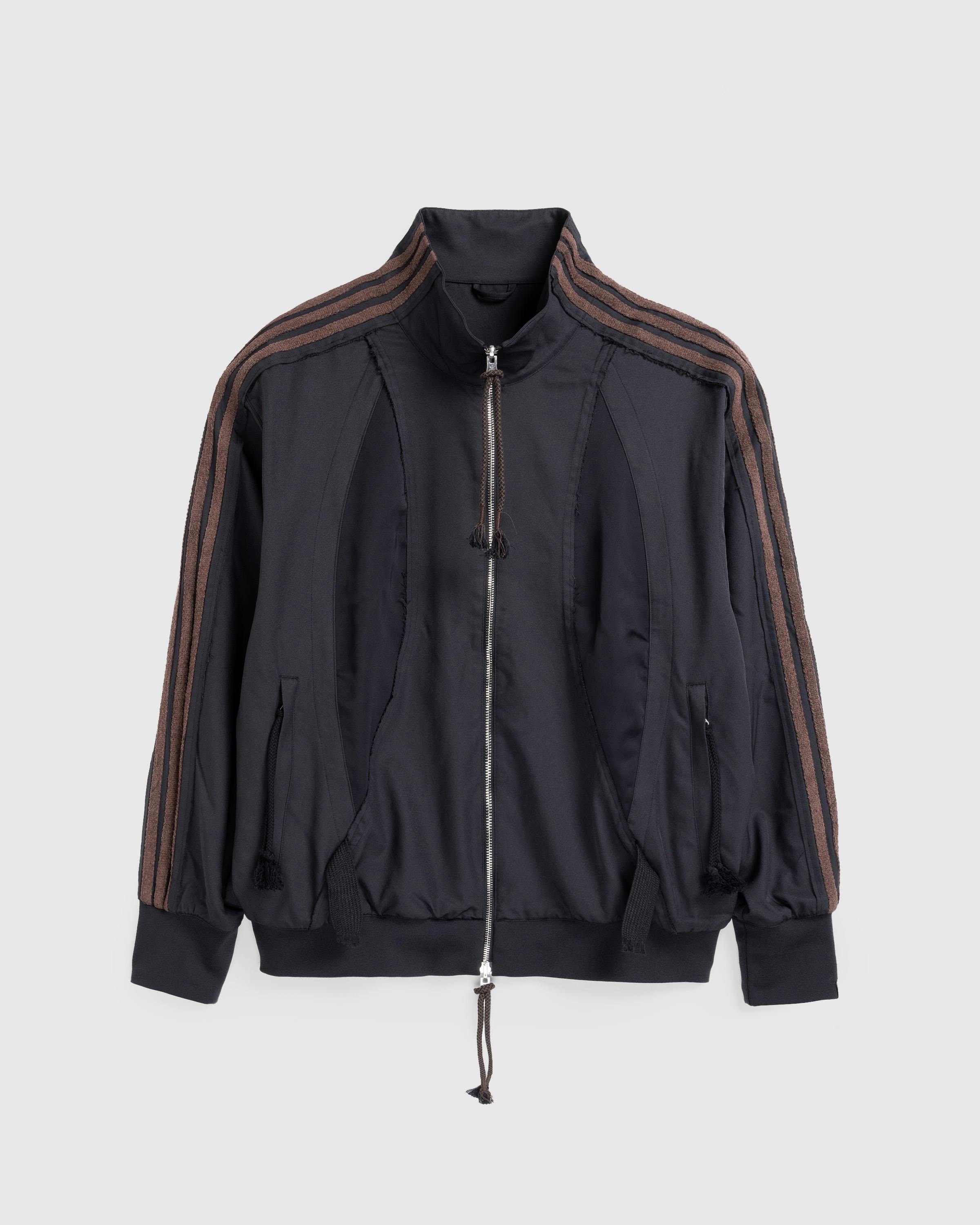 Adidas x Song For The Mute – Three Stripe Track Jacket Black/Brown - Track Jackets - Black - Image 1